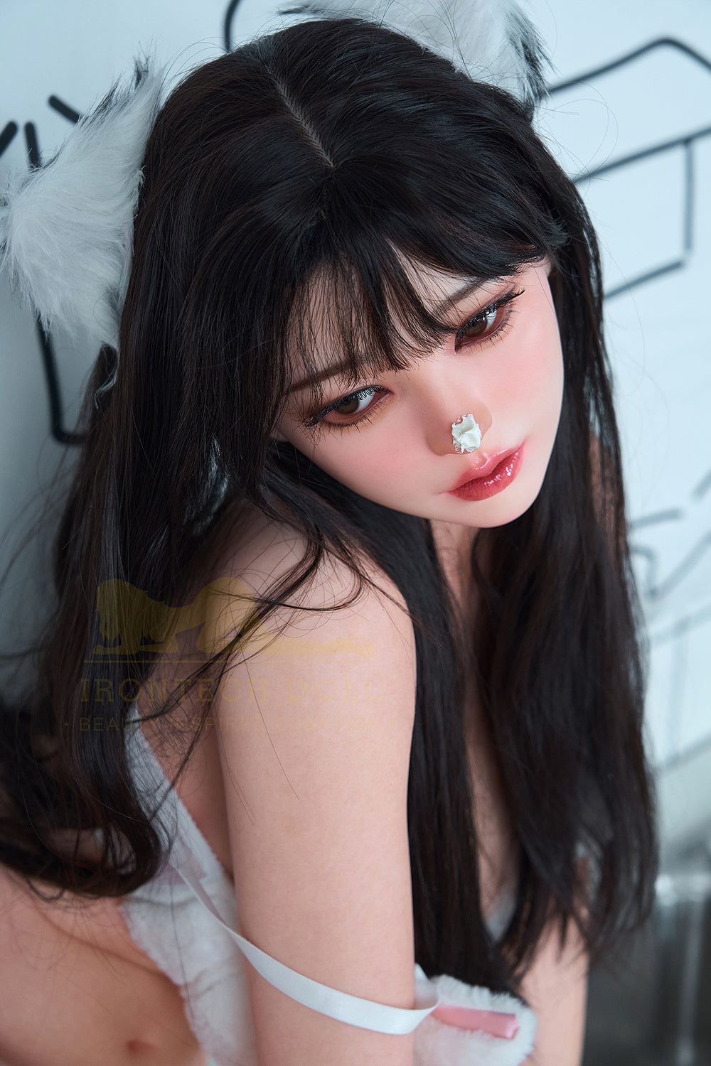 EU Stock - Irontechdoll Lyric Plus 164cm S40 Full Silicone Sex Love Doll Natural Skin Silicone Adult Sex Doll