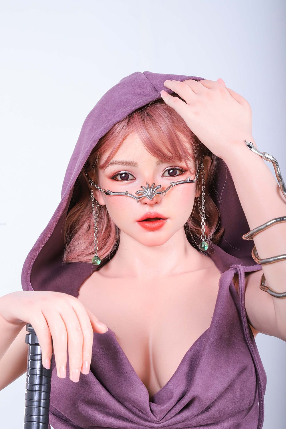 Destiny 165cm Y17 Soft Silicone ROS Head Full Silicone Body Movable Jaw Oral Sex Adult Love Doll