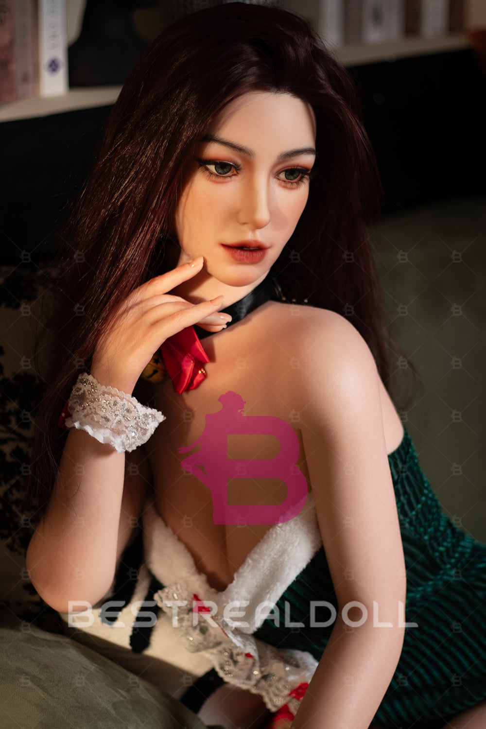 YAMIEE Vivian 150cm #431 Full Silicone Sex Doll Soft Silicone ROS Head Sex Doll Movable Jaw Natural Skin Oral Sex Love Doll