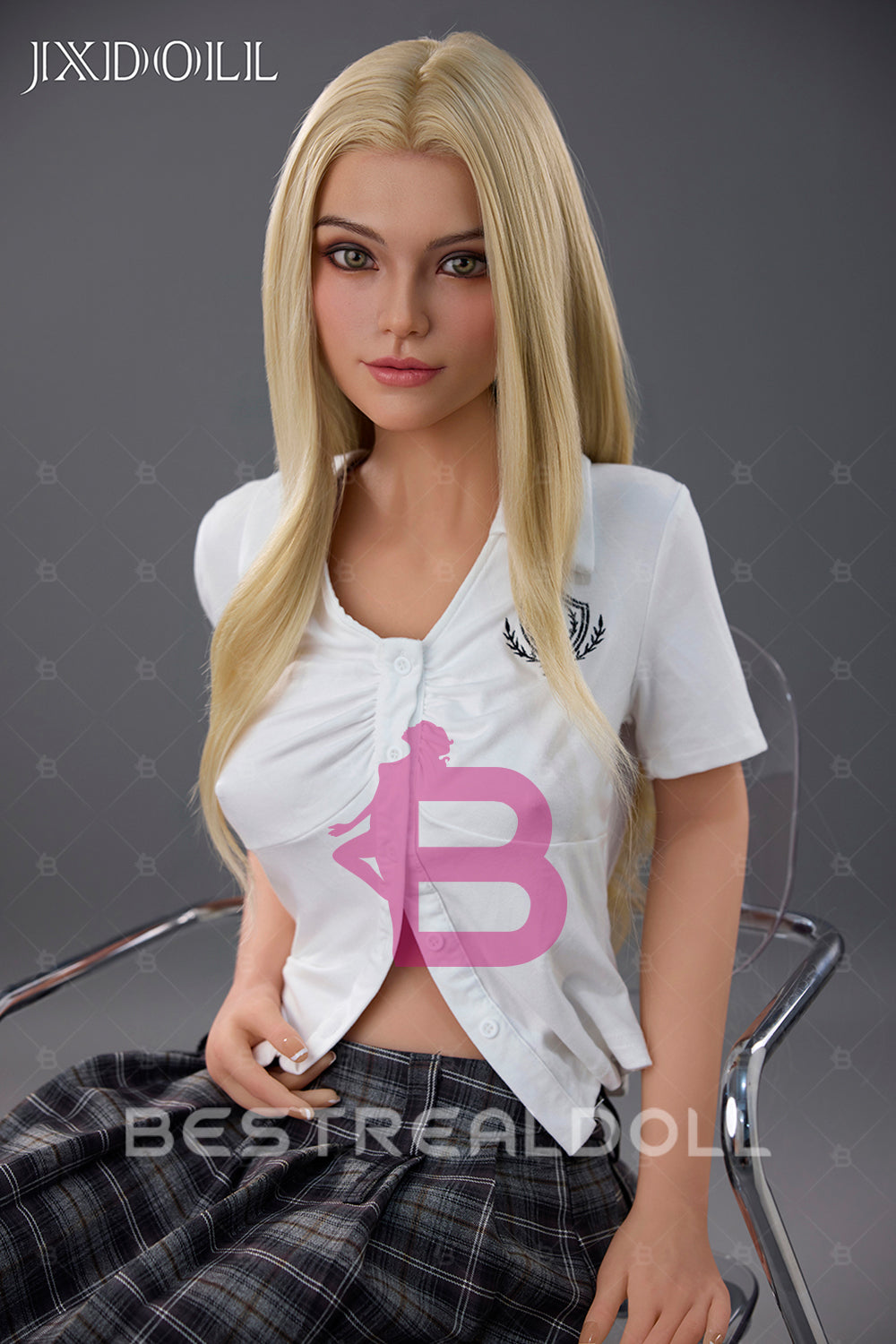 US Stock - Amaris 150cm M15 Soft Silicone ROS Head Sex Doll Sexy Blonde Girl TPE Body Oral Sex Love Doll