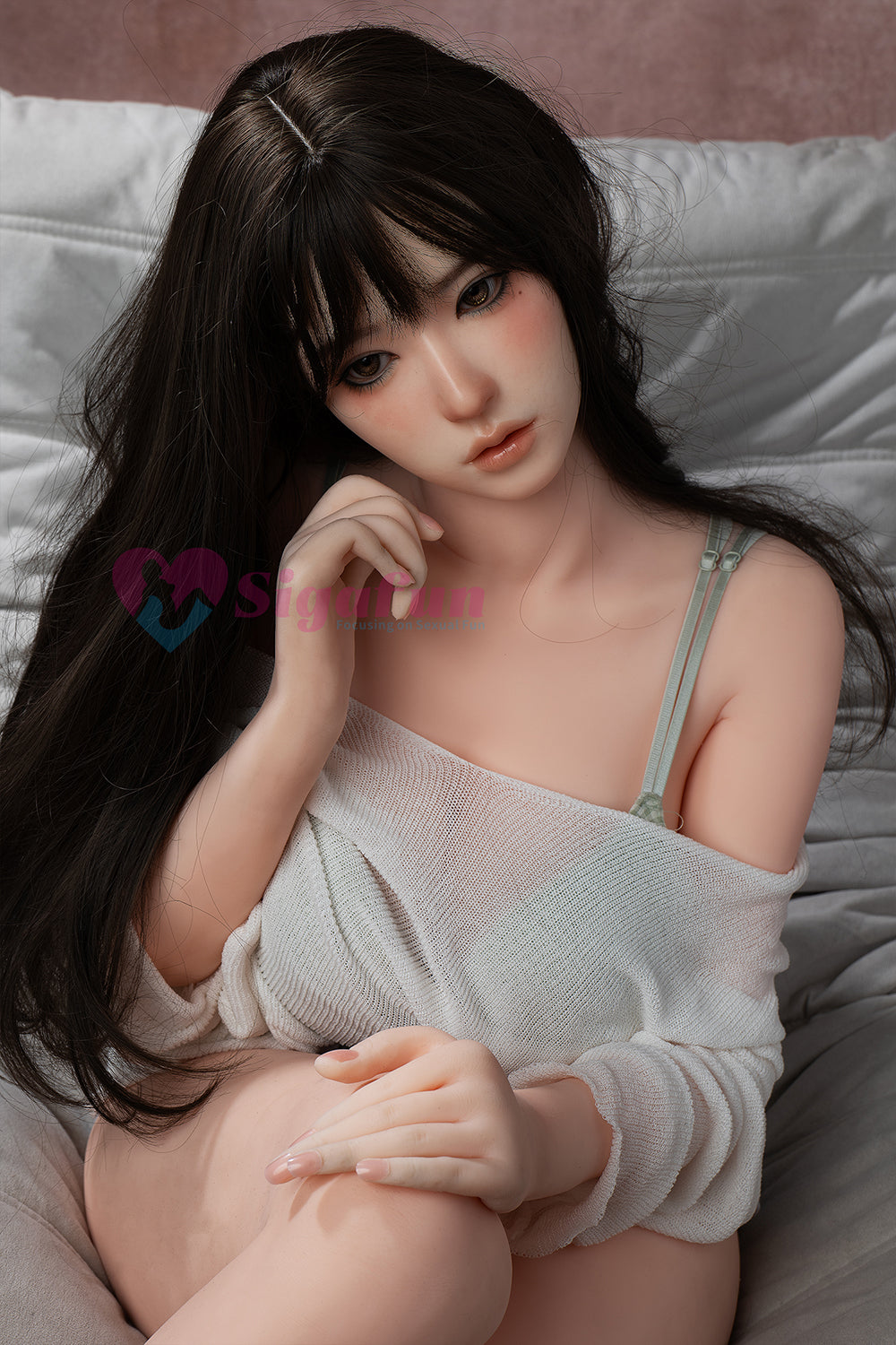 EU Stock - Sigafundoll SG3/SG5/SG6 159cm Natural Skin Silicone Head TPE Body Sex Doll Big Boobs Adult Love Doll