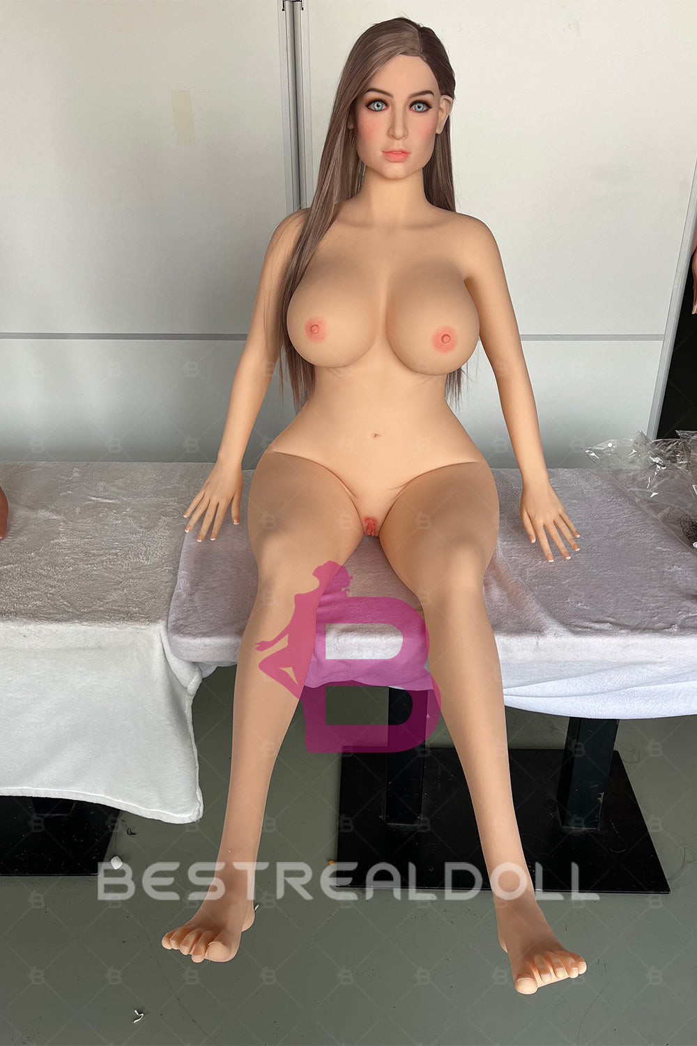 US Stock - Lyra Plus 162cm 5ft3 #273 Silicone/TPE Head Big Boob Sex Doll BBW Love Doll
