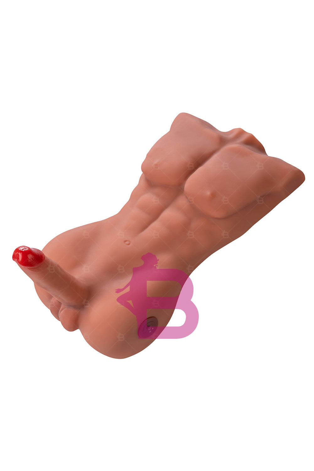 US Stock - SQ-MA30032 46cm Electric TPE Male Sex Doll Torso Half Body Automatic Dildo Function Male Torso Sex Doll