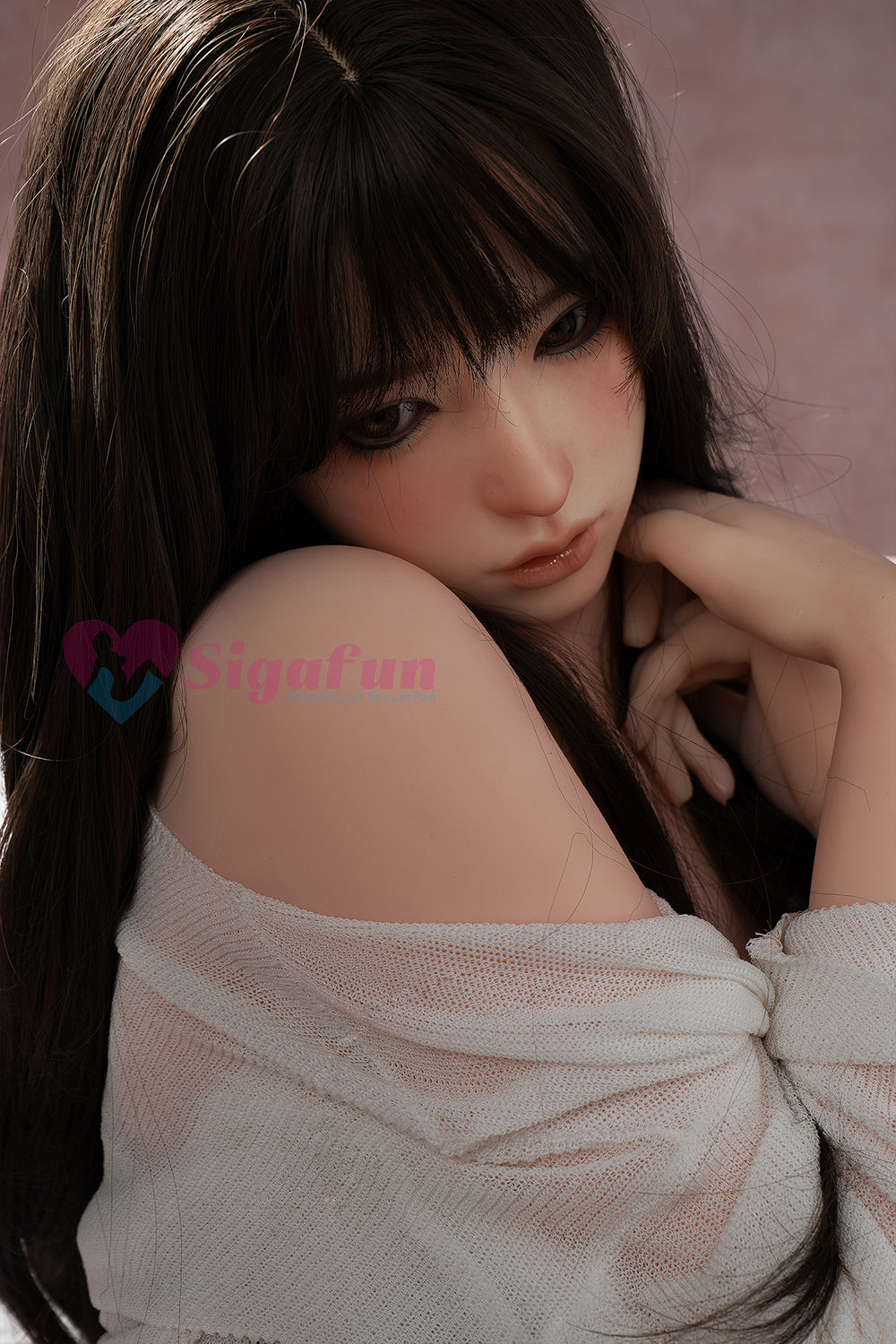 EU Stock - Sigafundoll SG3/SG5/SG6 159cm Natural Skin Silicone Head TPE Body Sex Doll Big Boobs Adult Love Doll