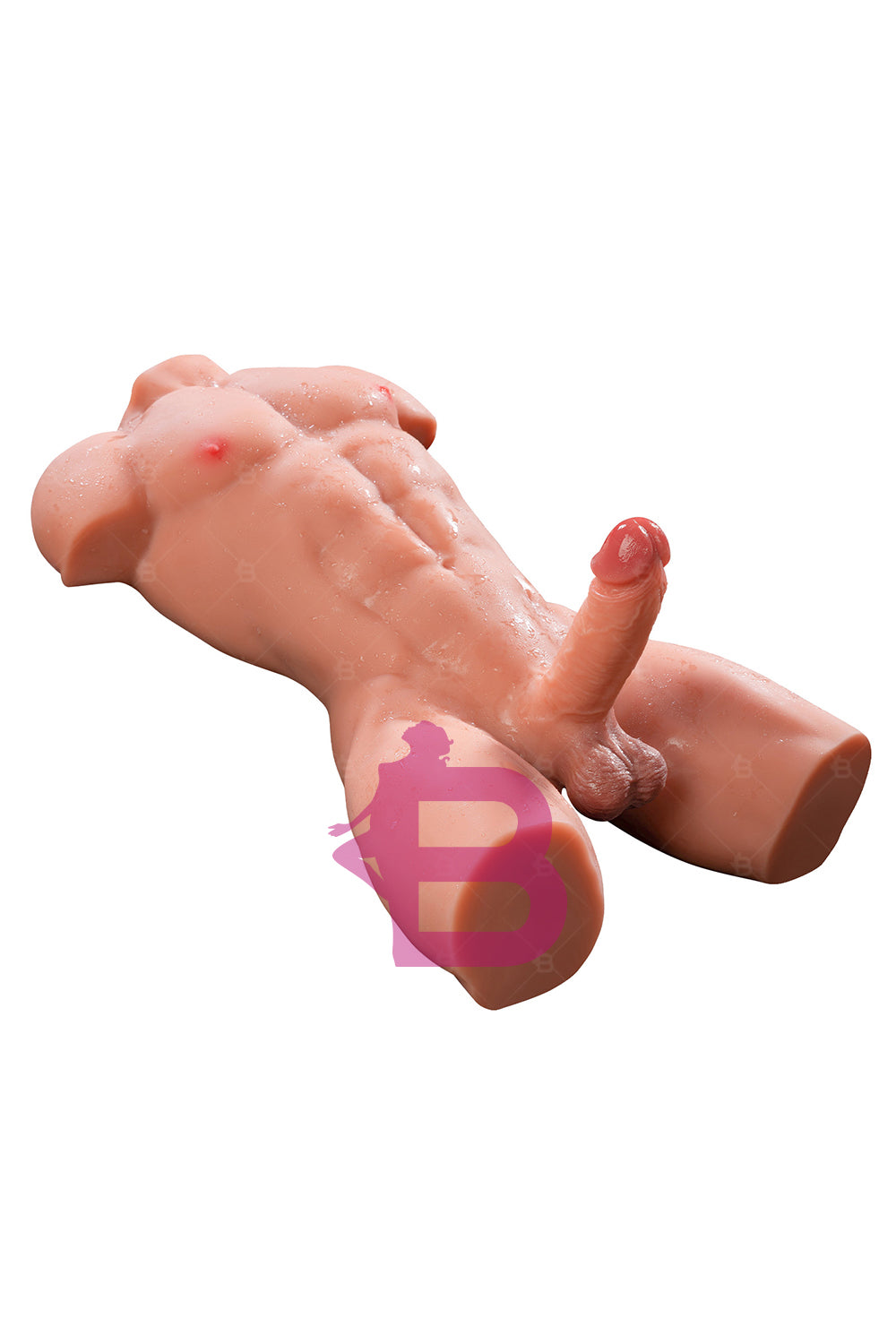 US Stock - SQ-MAR30043 61cm Half Body TPE Male Sex Doll Torso Electric Dildo Strong Body Male Torso Love Doll