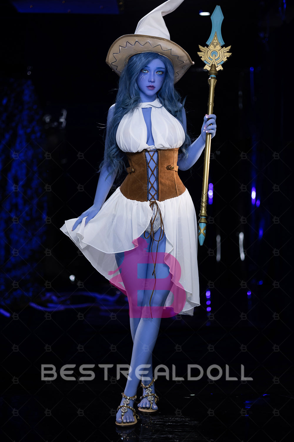 EU Stock - Nocturne Plus 160cm #225 Blue Skin TPE Sex Doll Big Breasts Fantasy TPE Adult Love Doll