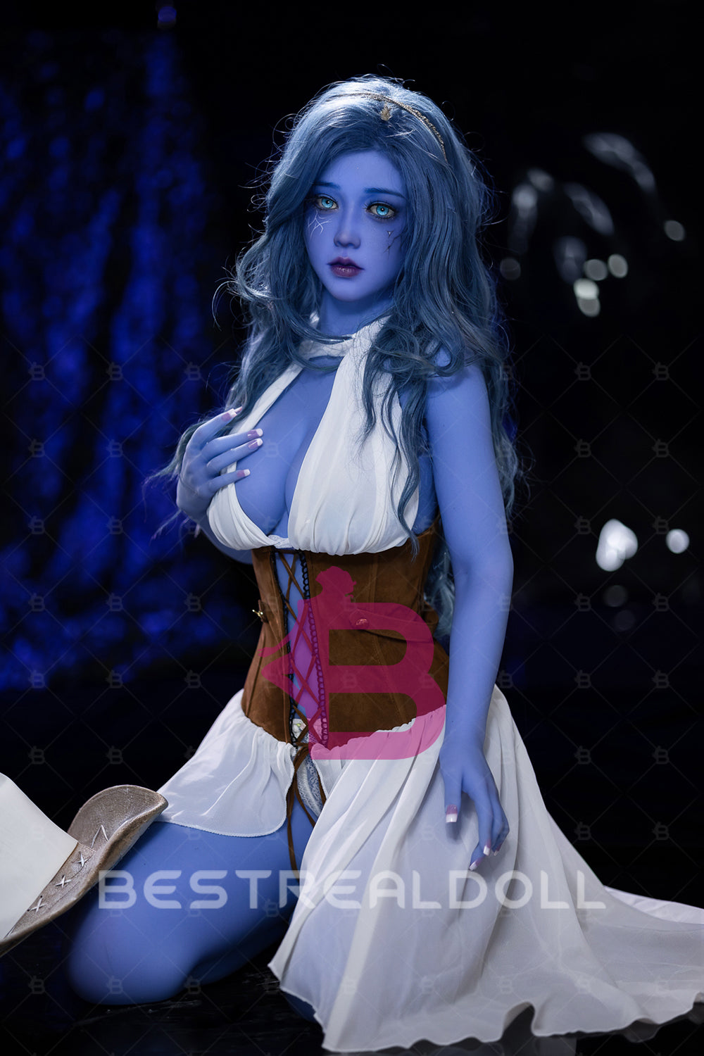 EU Stock - Nocturne Plus 160cm #225 Blue Skin TPE Sex Doll Big Breasts Fantasy TPE Adult Love Doll