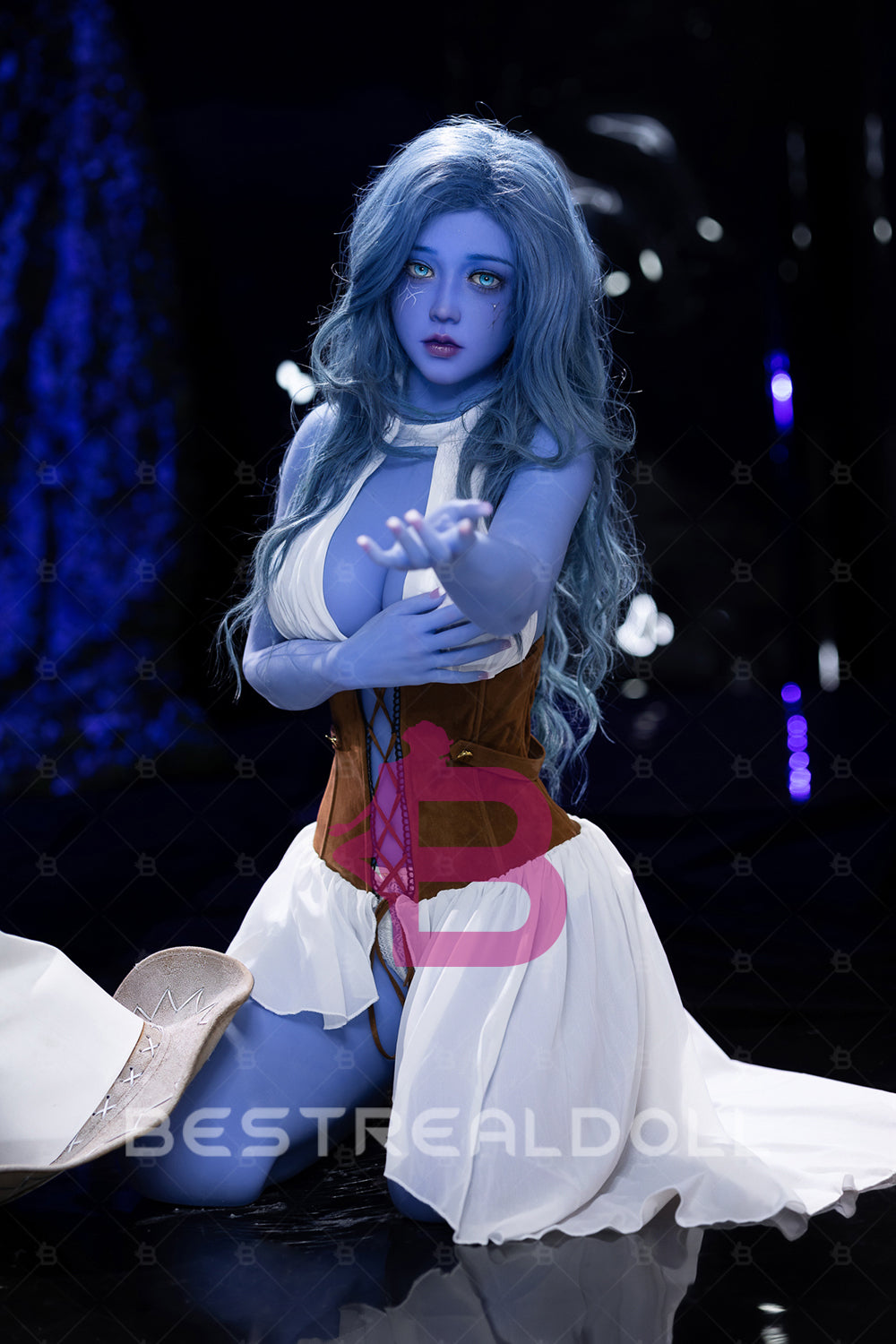 EU Stock - Nocturne Plus 160cm #225 Blue Skin TPE Sex Doll Big Breasts Fantasy TPE Adult Love Doll