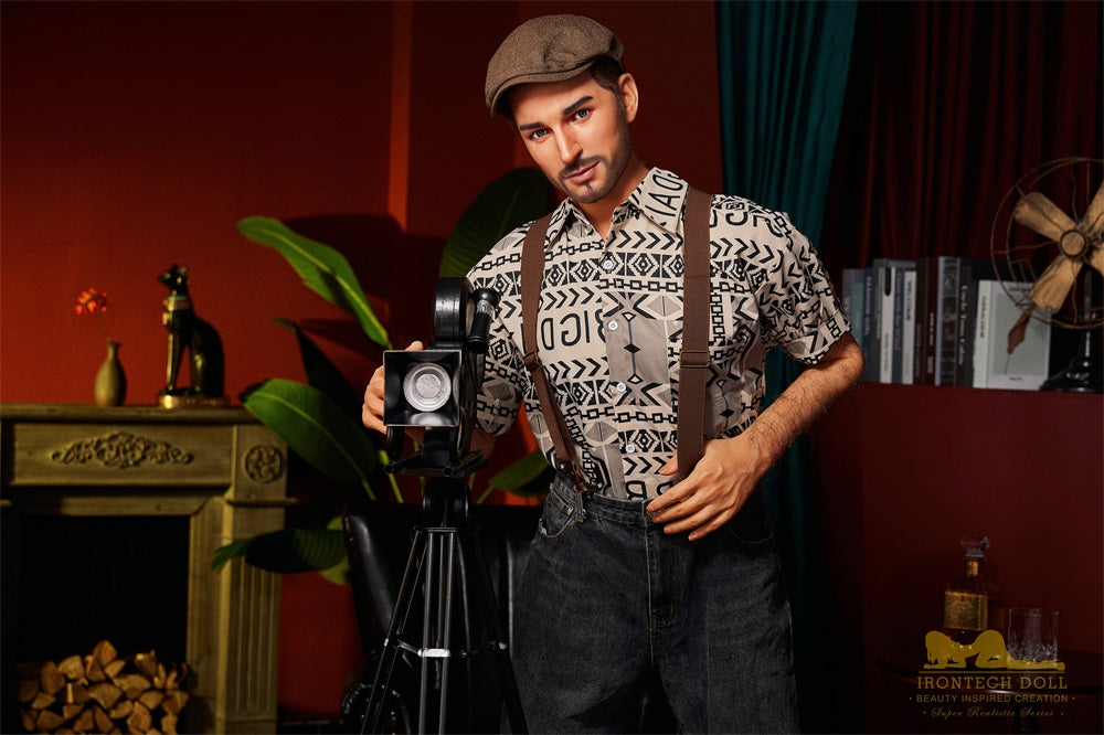 Irontechdoll 170cm M3 George Male Sex Doll Full Silicone Male Doll Gay Love Doll