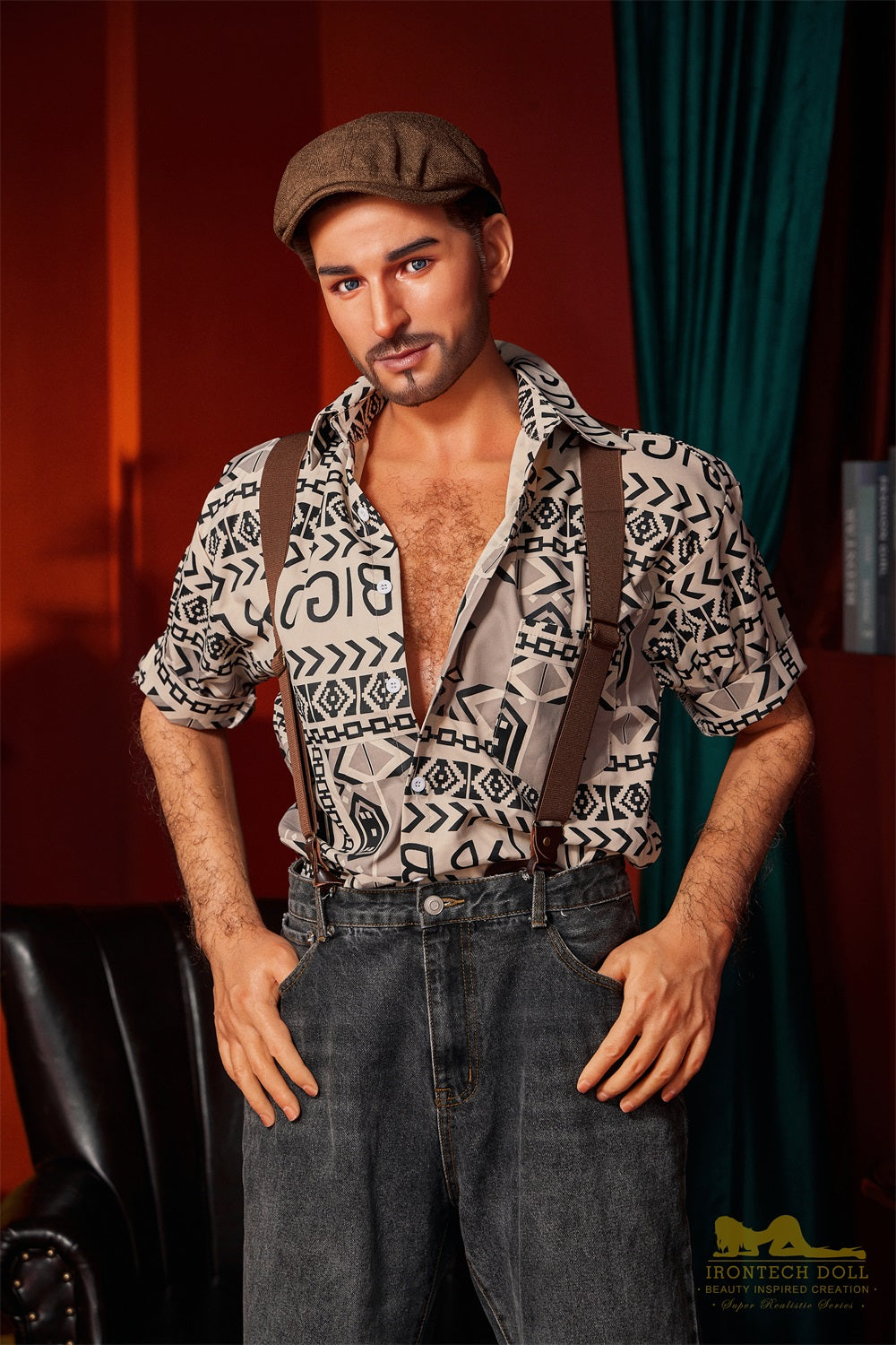 Irontechdoll 170cm M3 George Male Sex Doll Full Silicone Male Doll Gay Love Doll