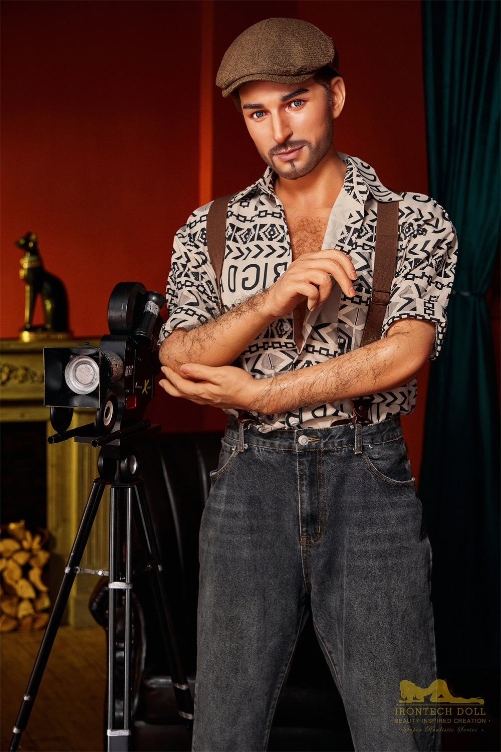 Irontechdoll 170cm M3 George Male Sex Doll Full Silicone Male Doll Gay Love Doll