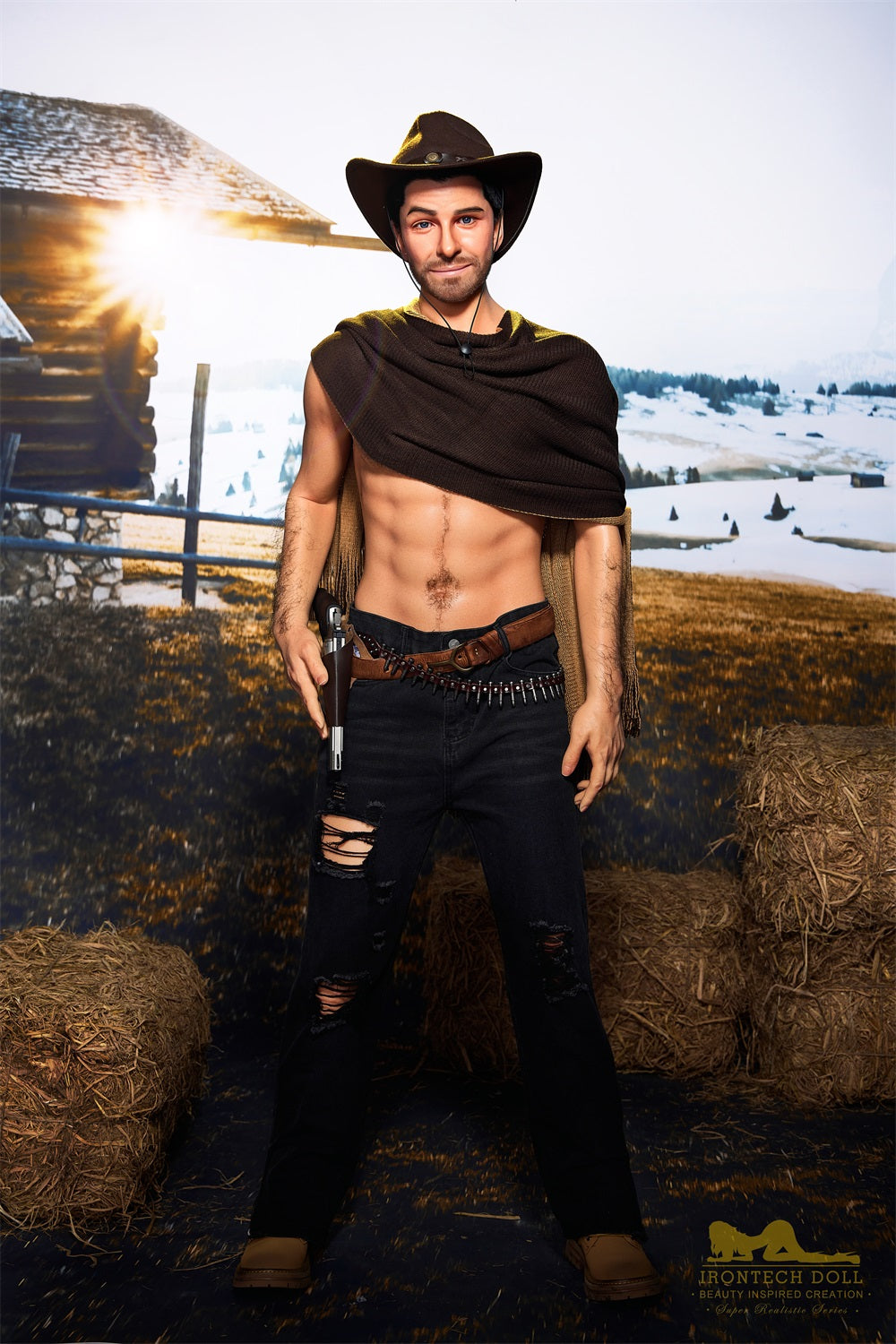 Irontechdoll 170cm M6 Allen Male Sex Doll Full Silicone Male Doll Gay Love Doll