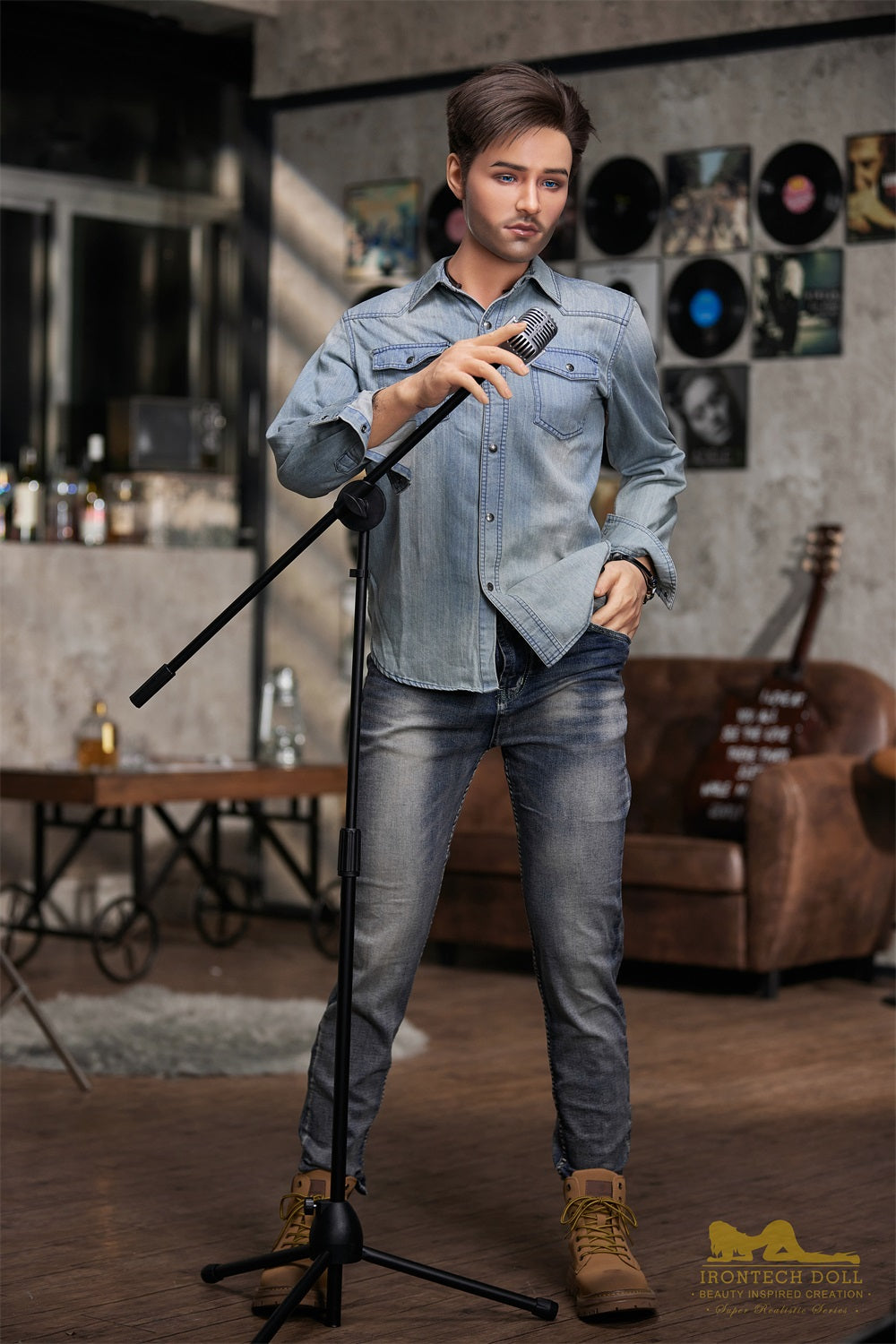 Irontechdoll 170cm M4 Jimmy Male Sex Doll Full Silicone Male Doll Gay Love Doll