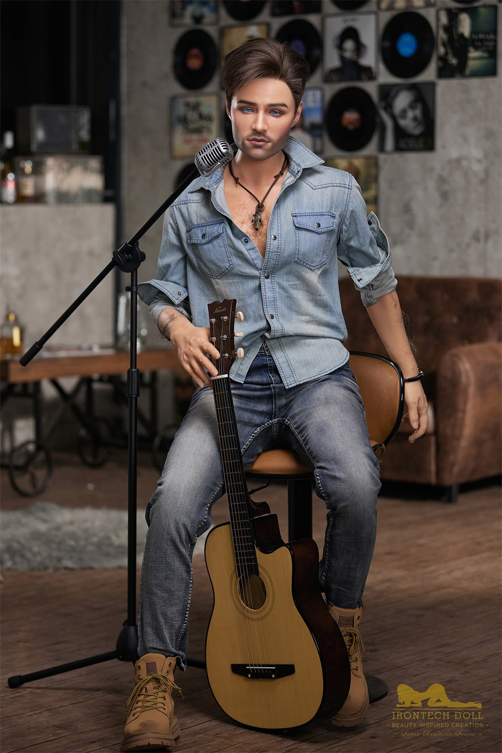 Irontechdoll 170cm M4 Jimmy Male Sex Doll Full Silicone Male Doll Gay Love Doll