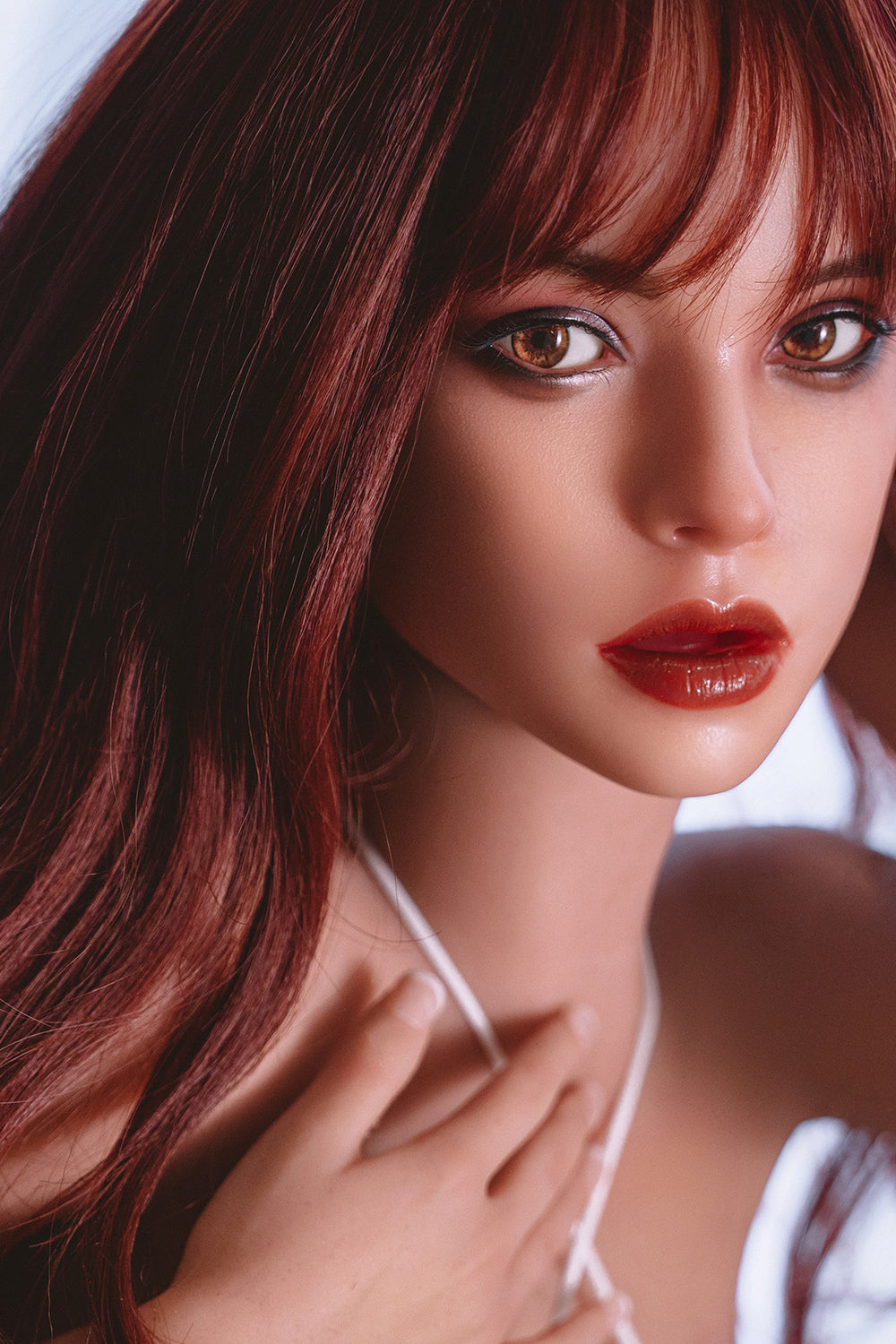 Dakota 164cm M28 Full Silicone Movable Jaw Oral Sex Doll Tanned Skin D-Cup Boob Adult ROS Head Love Doll