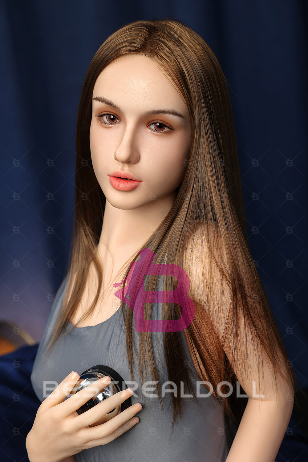 US Stock - YAMIEE Unique Design 159cm #898E Content Creator Sunako Kirishiki Clone Silicone ROS Head Sex Doll TPE Oral Sex Love Doll