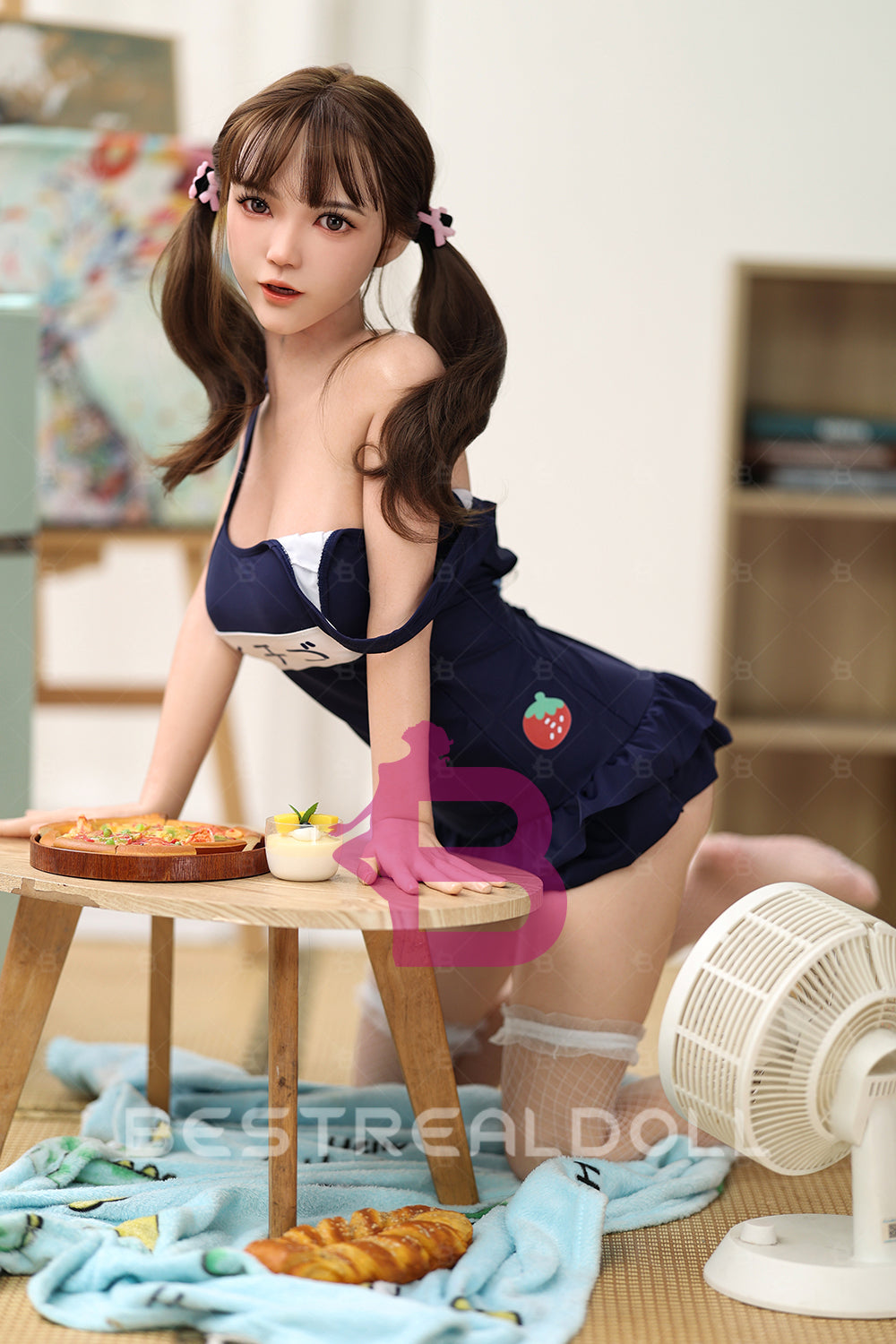 US Stock - Luneth 150cm K170 Full Silicone ROS Sex Doll Jelly Breasts Movable Jaw Silicone Adult Love Doll