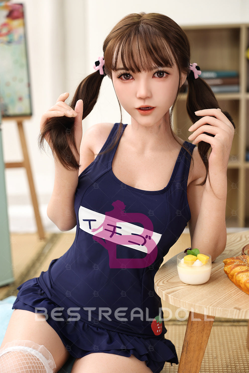 US Stock - Luneth 150cm K170 Full Silicone ROS Sex Doll Jelly Breasts Movable Jaw Silicone Adult Love Doll