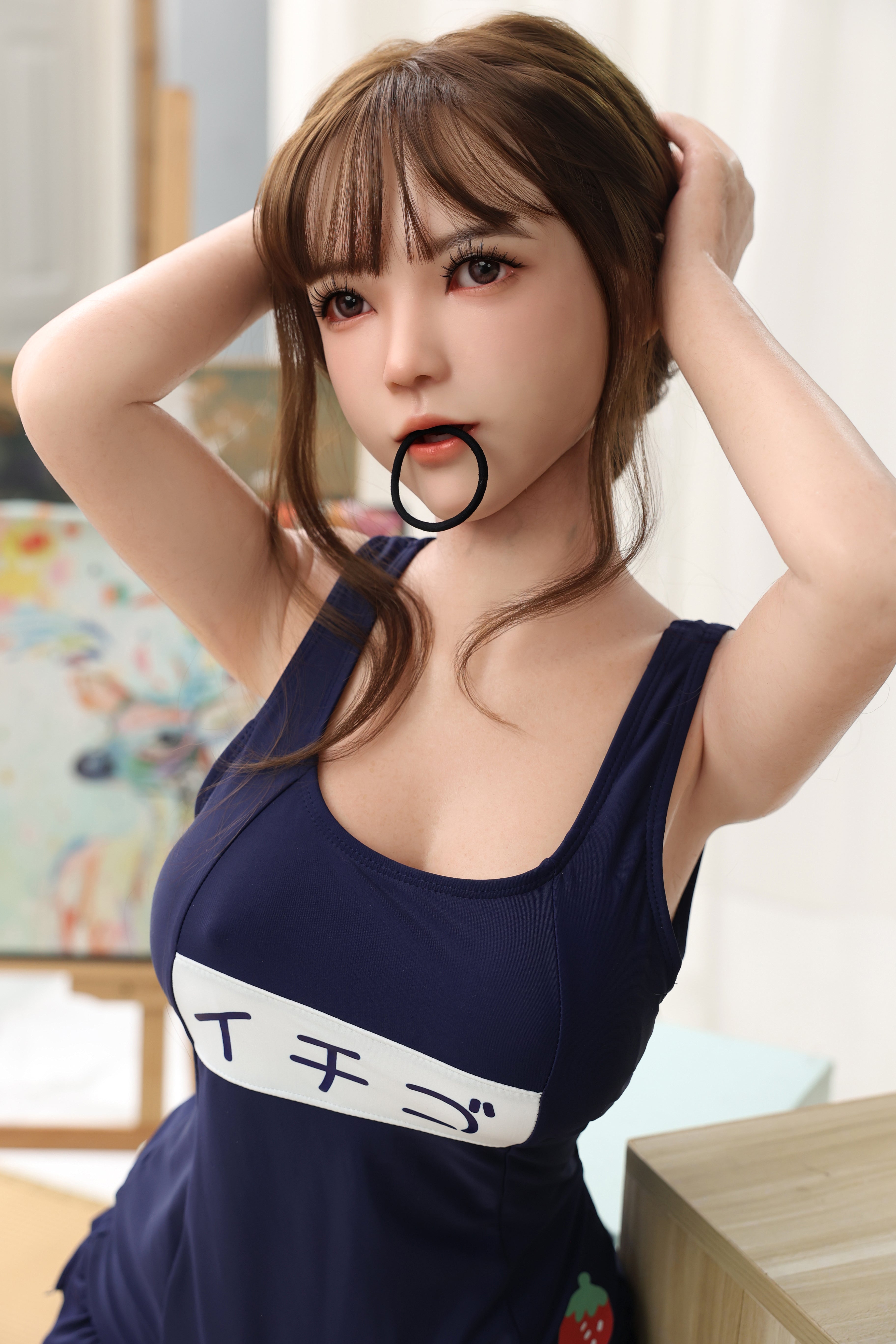 Luneth 150cm K170 Full Silicone ROS Sex Doll Jelly Breasts Movable Jaw Silicone Adult Love Doll