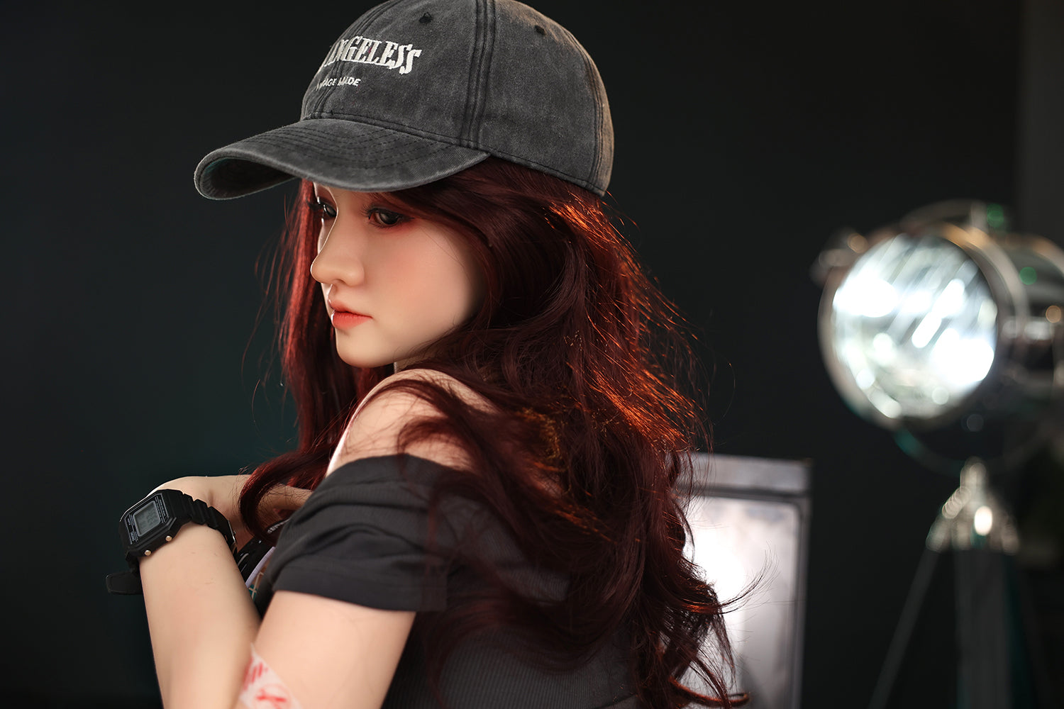 Tryphena 165cm #587 Full Silicone Oral Sex Love Doll Realistic Red Hair Movable Jaw Adult ROS Love Doll