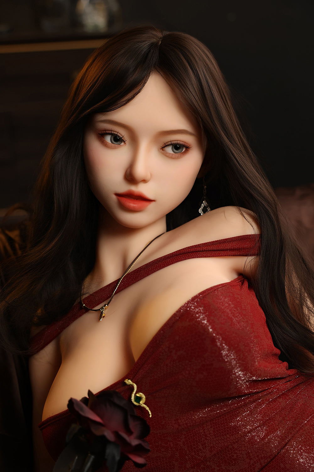 US Stock - YAMIEE Eliora 163cm SNK39 Unique Design TPE Sex Dolls Natural Skin Jelly Boobs Adult Love Doll (Free 2ND Head)