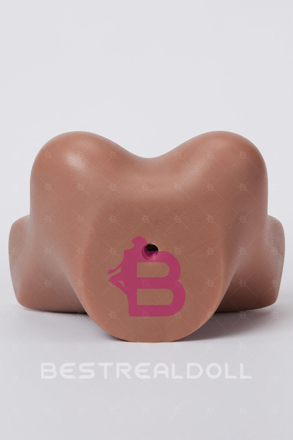Three Skin Tone Full Silicone Sex Doll Head Stand for Display Light Tanned Skin Silicone Doll Head Stand ONLY