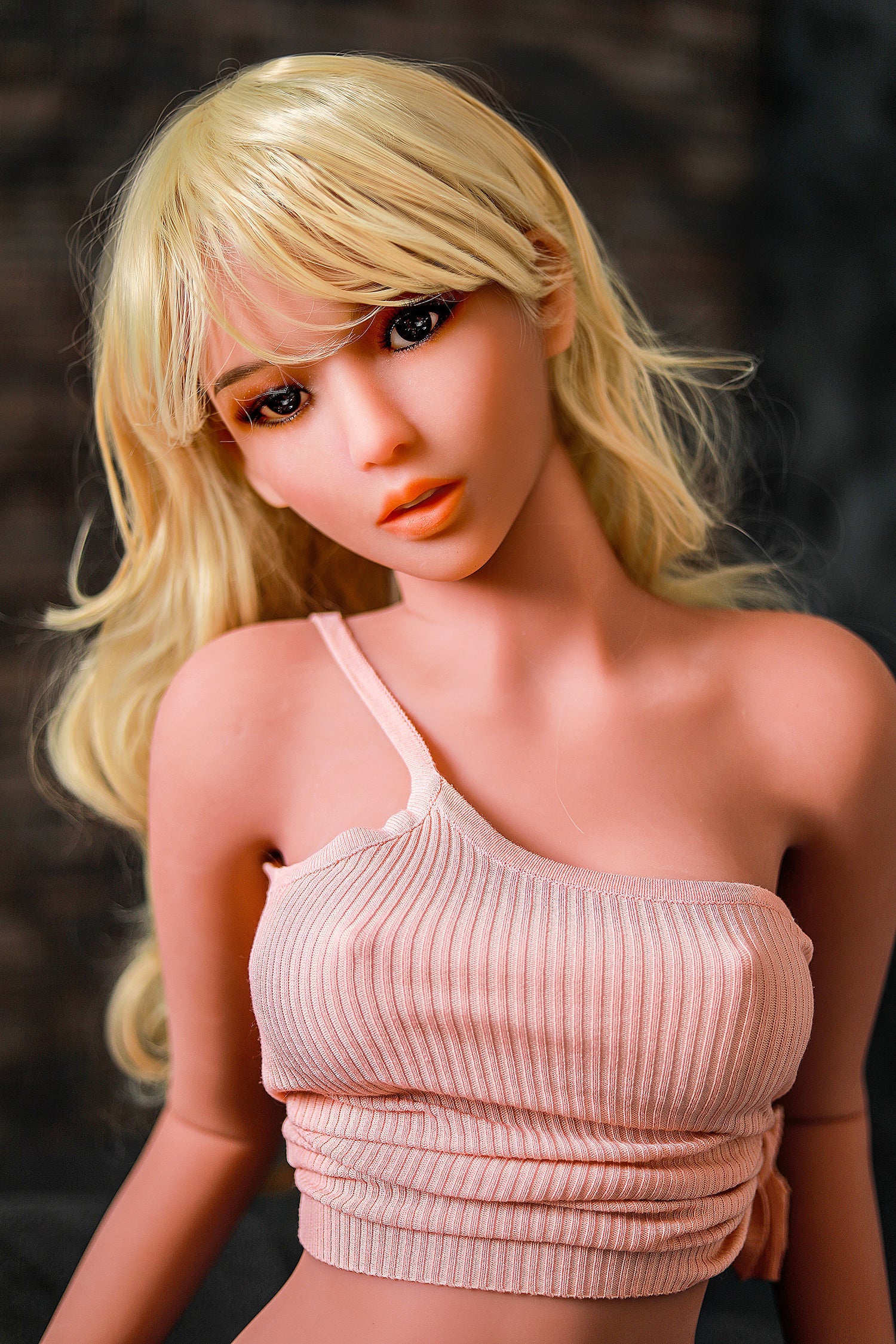 Regina 157cm #77 Head Small Breasts Real Love Doll Blond Hair Sexy Sex Doll
