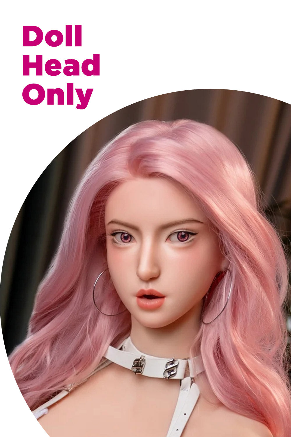 YAMIEE Rylee Unique Design Silicone ROS Head Sex Doll Movable Jaw Head Only
