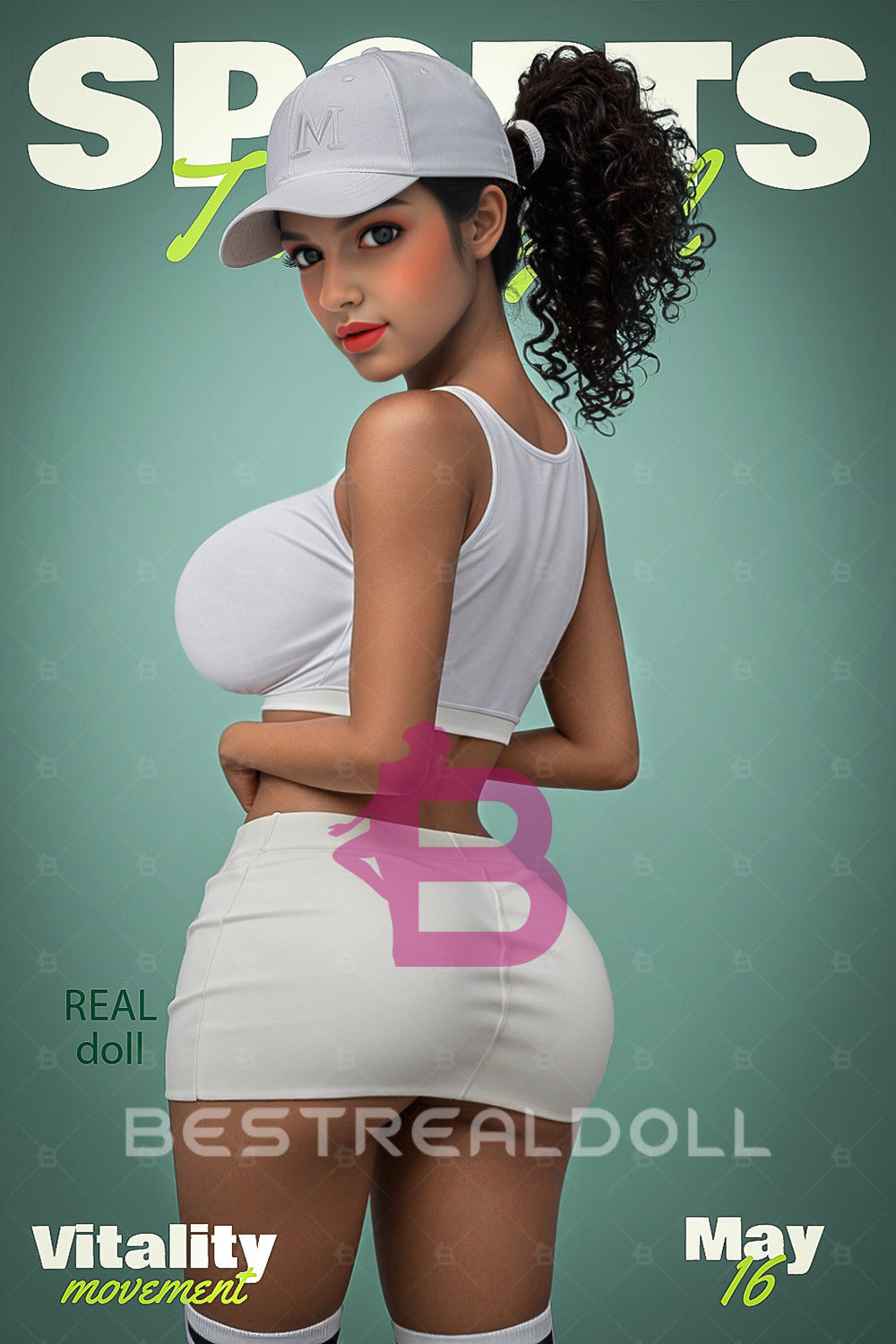 US Stock - Nina Plus 158cm #252 Big Breasts TPE Sex Doll Tanned Skin Sport Girl Adult TPE Love Dolls