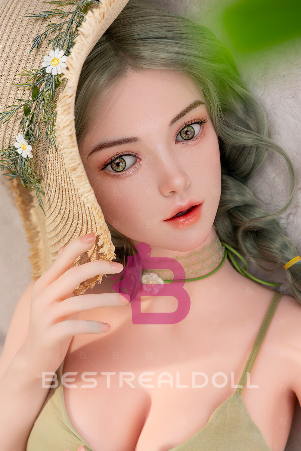 US Stock - YAMIEE Arlet 163cm SNK50 Unique Design Silicone ROS Head TPE Sex Doll Natural Skin TPE Body Movable Jaw Adult Oral Sex Love Doll (Free 2ND Head)