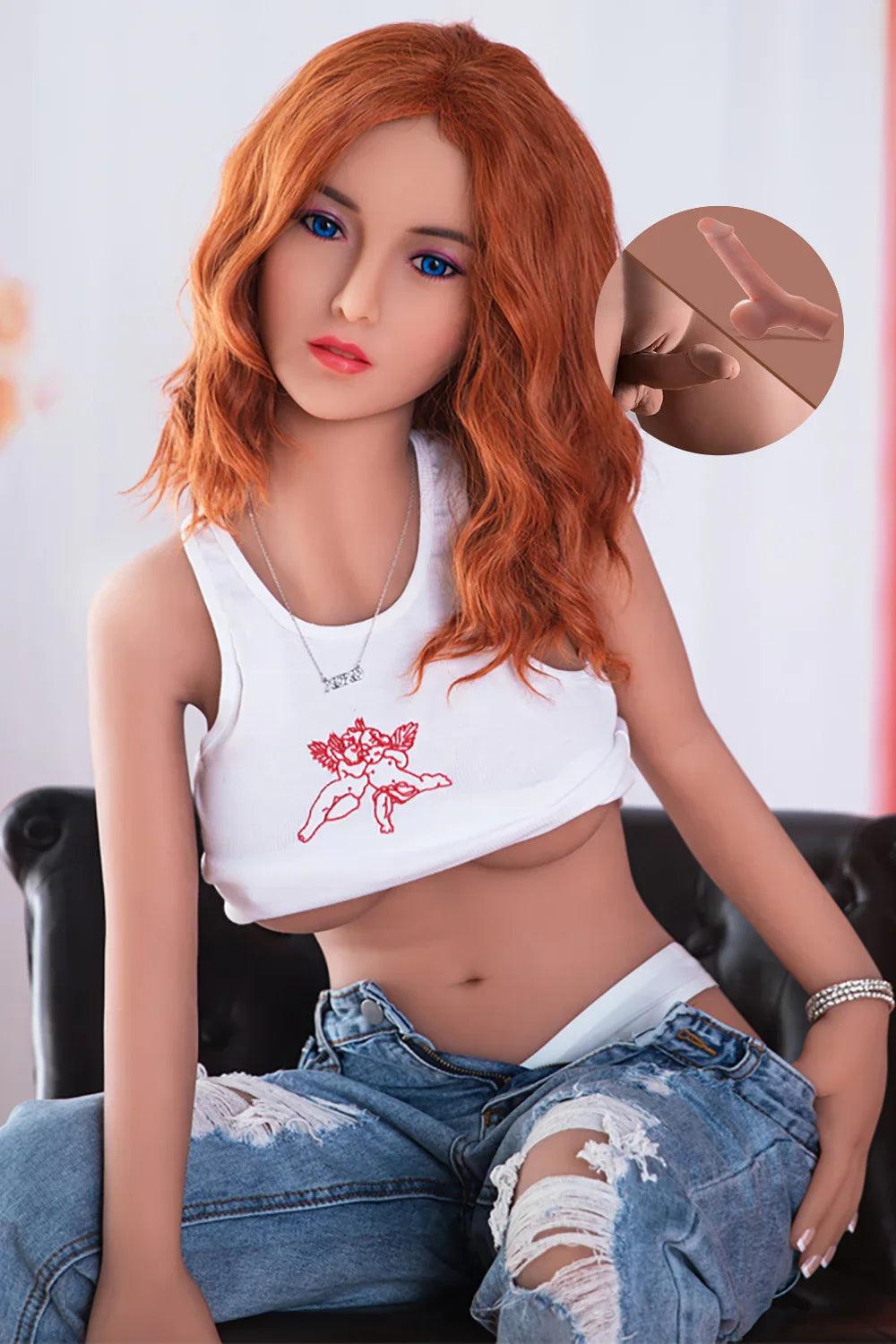 US Stock - Haven 150cm 187# Transgender TPE Sex Doll Nature Skin Sexy Real Lesbian Doll Adult Shemale Love Doll