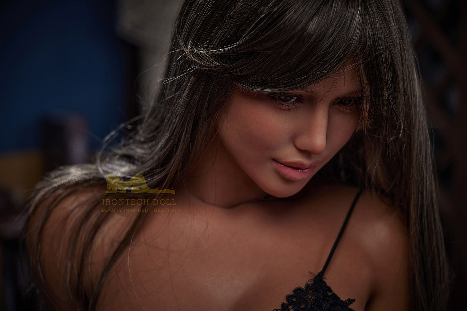 Irontechdoll Elly Plus 164cm S13 AIO (All in One) Natural & Dark Tanned Skin Full SIlicone Sex Doll Adult Love Doll