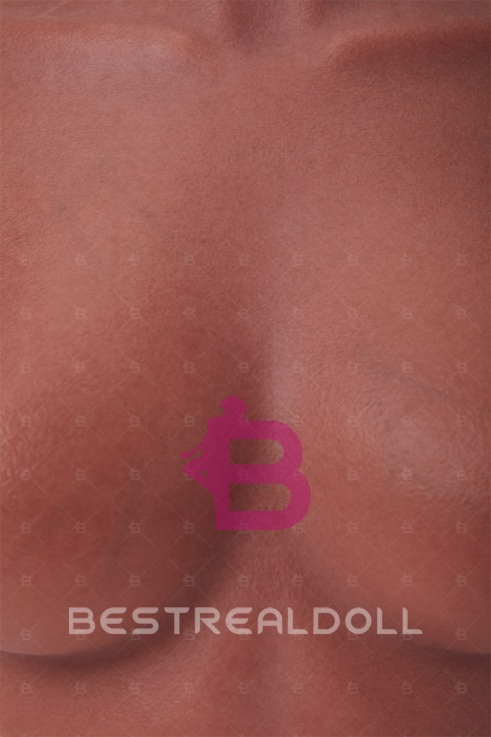 Full Silicone Half Body Sex Doll Head Display Stand Tanned Skin Silicone Adult Love Doll Head Stand ONLY