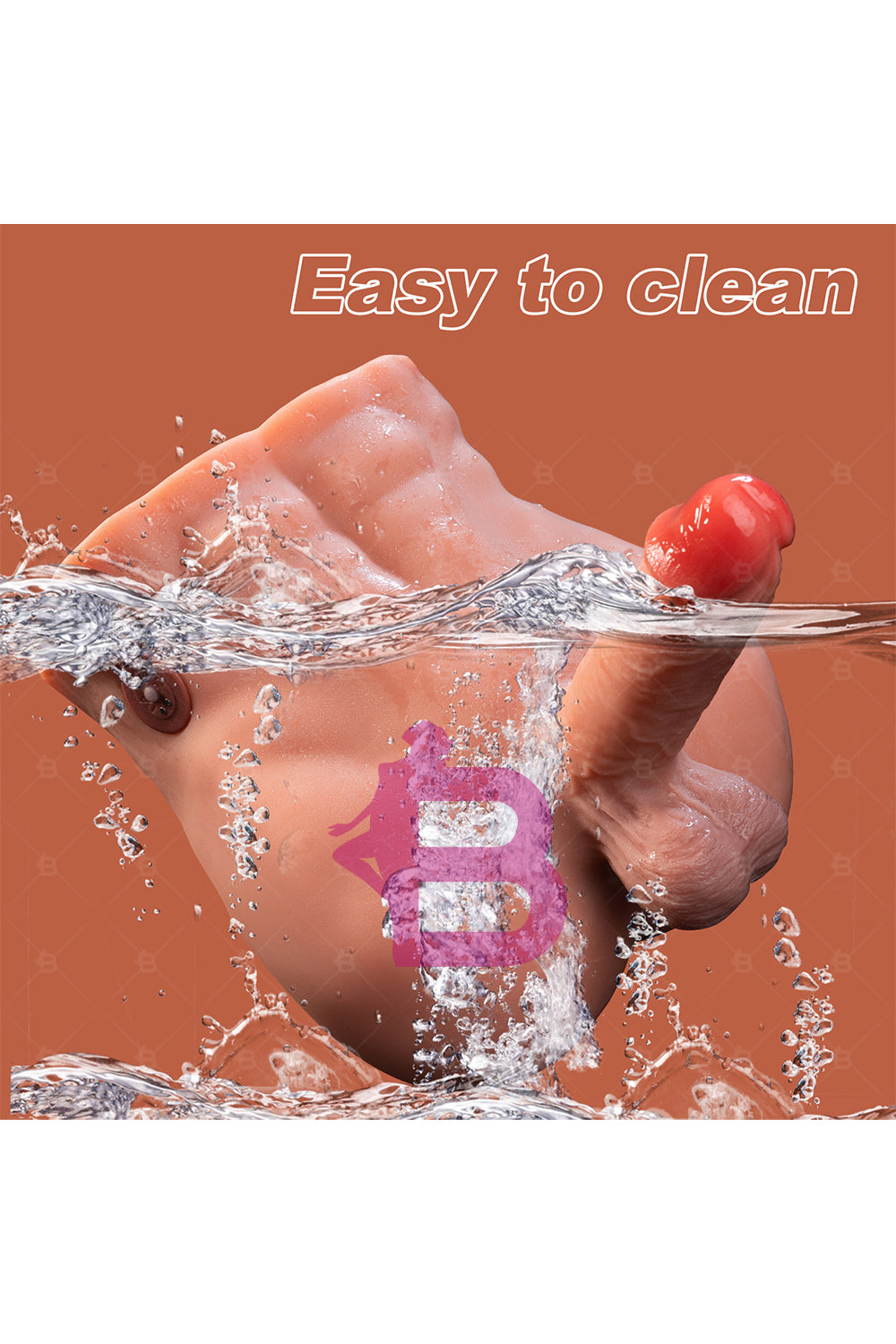 US Stock - SQ-MAR30039 TPE Male Ass Doll Torso Electric Male Ass Torso Sex Doll with Automatic Dildo