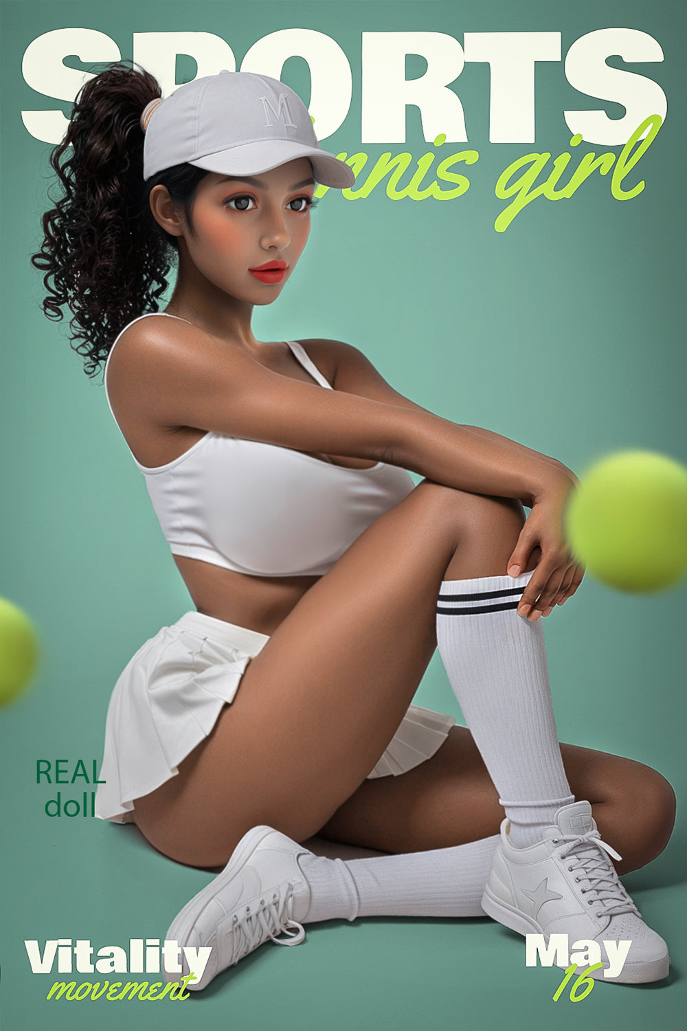 US Stock - Nina Plus 158cm #252 Big Breasts TPE Sex Doll Tanned Skin Sport Girl Adult TPE Love Dolls (Free 2ND Head)