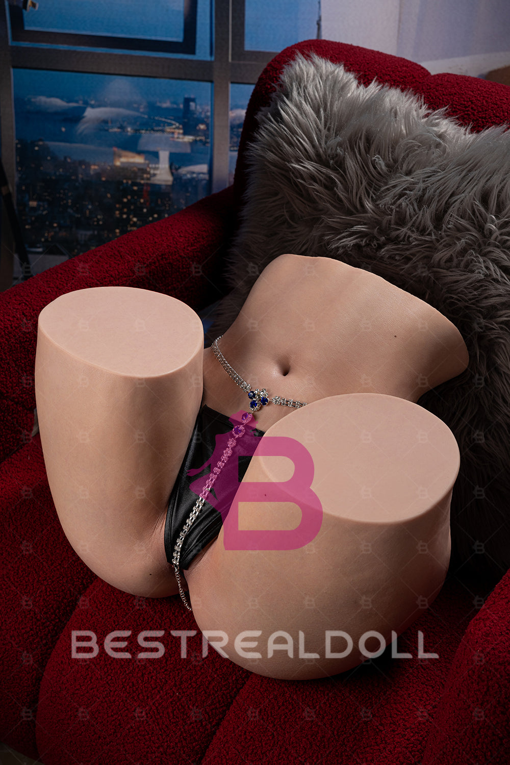 US Stock - Full Silicone Ass Sex Doll Torso Silicone Sexy Butt Torso Love Doll with Skin Texture