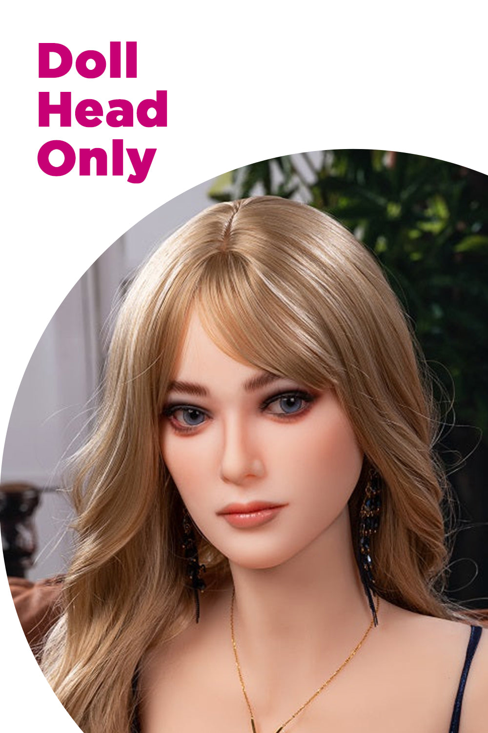 YAMIEE Keisha SNK25 TPE Sex Doll Head Only Unique Design Doll Head Only