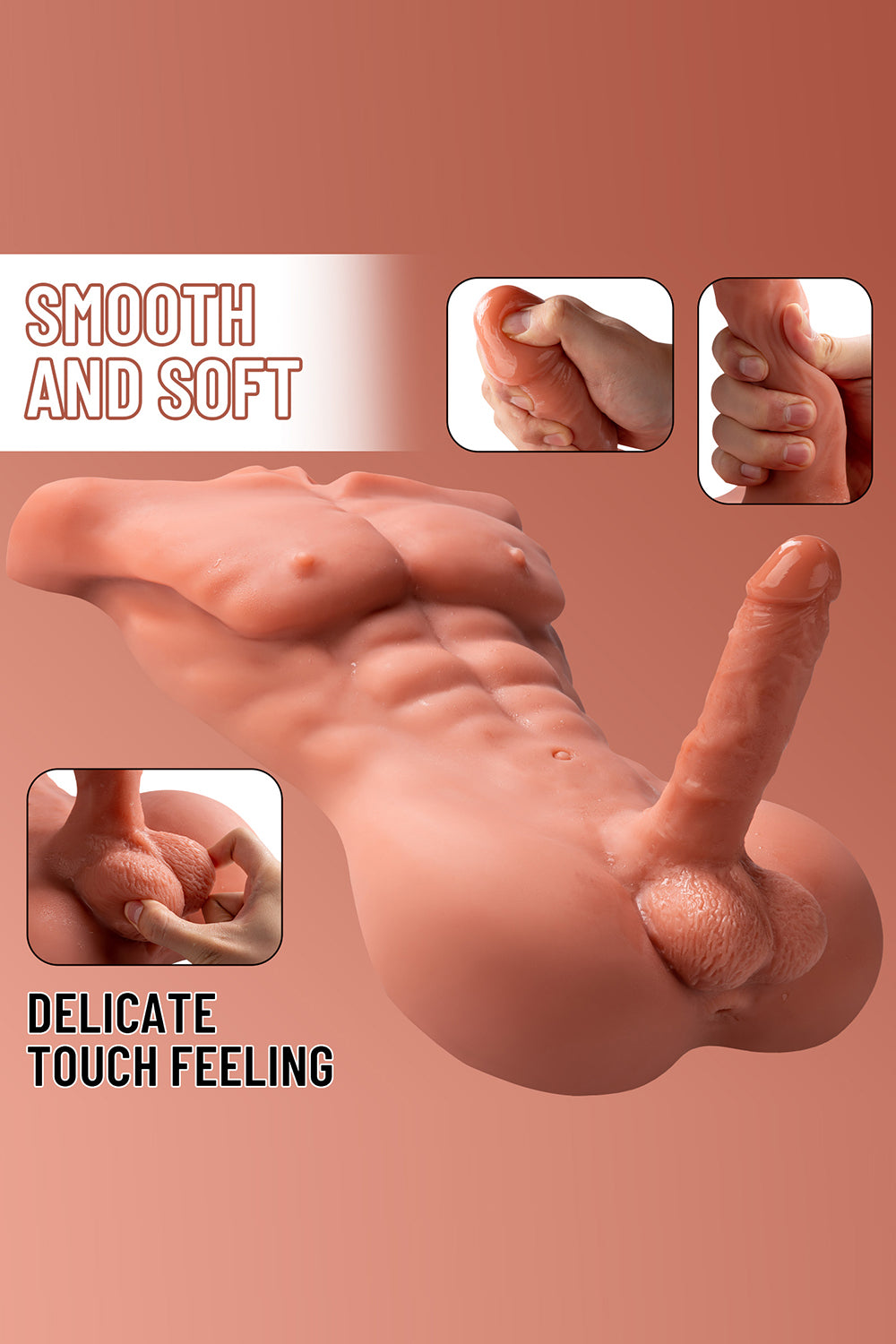 US Stock - Male Doll XS-MA30008 Torso TPE Sex Doll Adult Love Doll