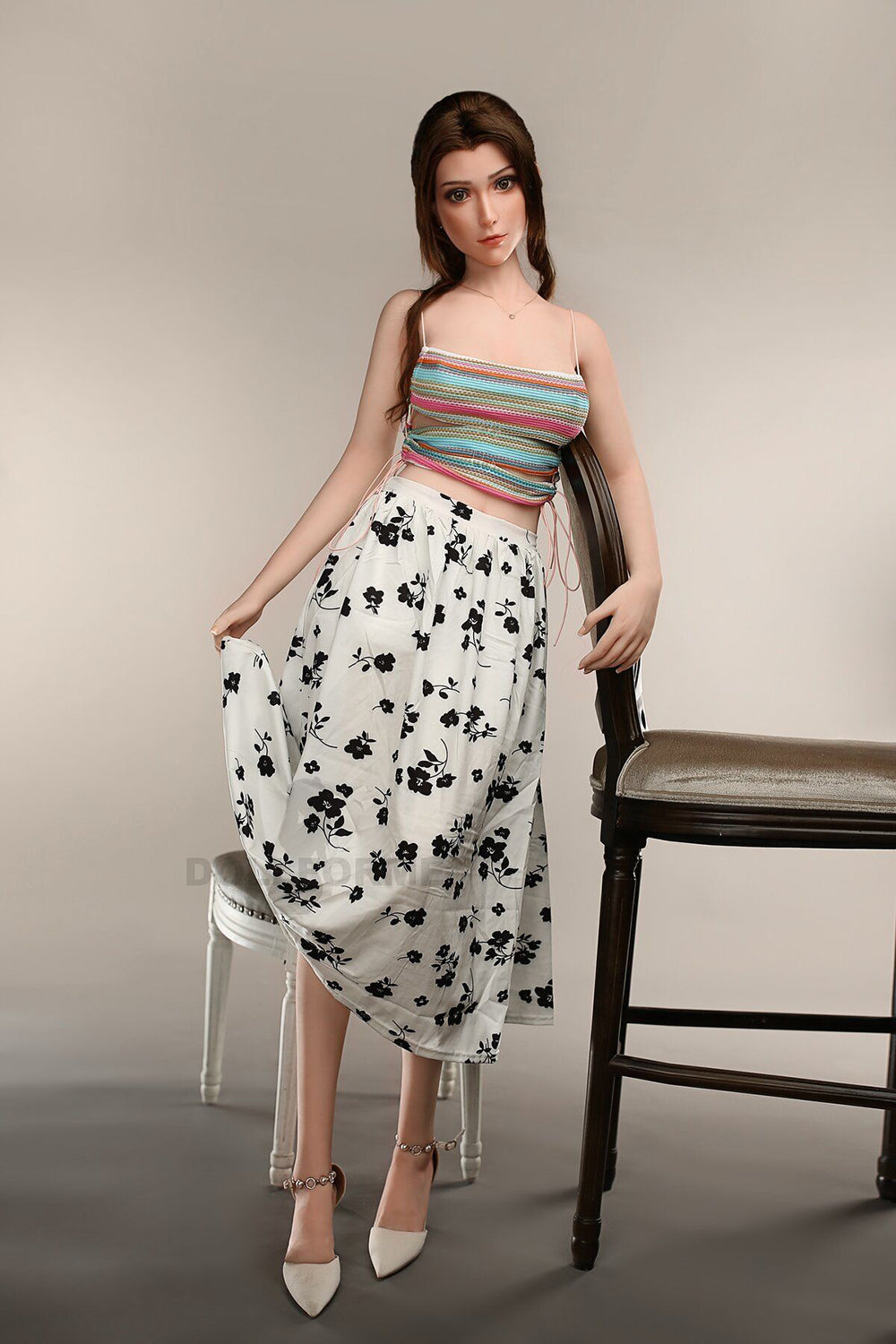 US Stock - Katya 170cm #A12S D-Cup Realistic Silicone Head Sex Doll TPE Body Adult Love Doll