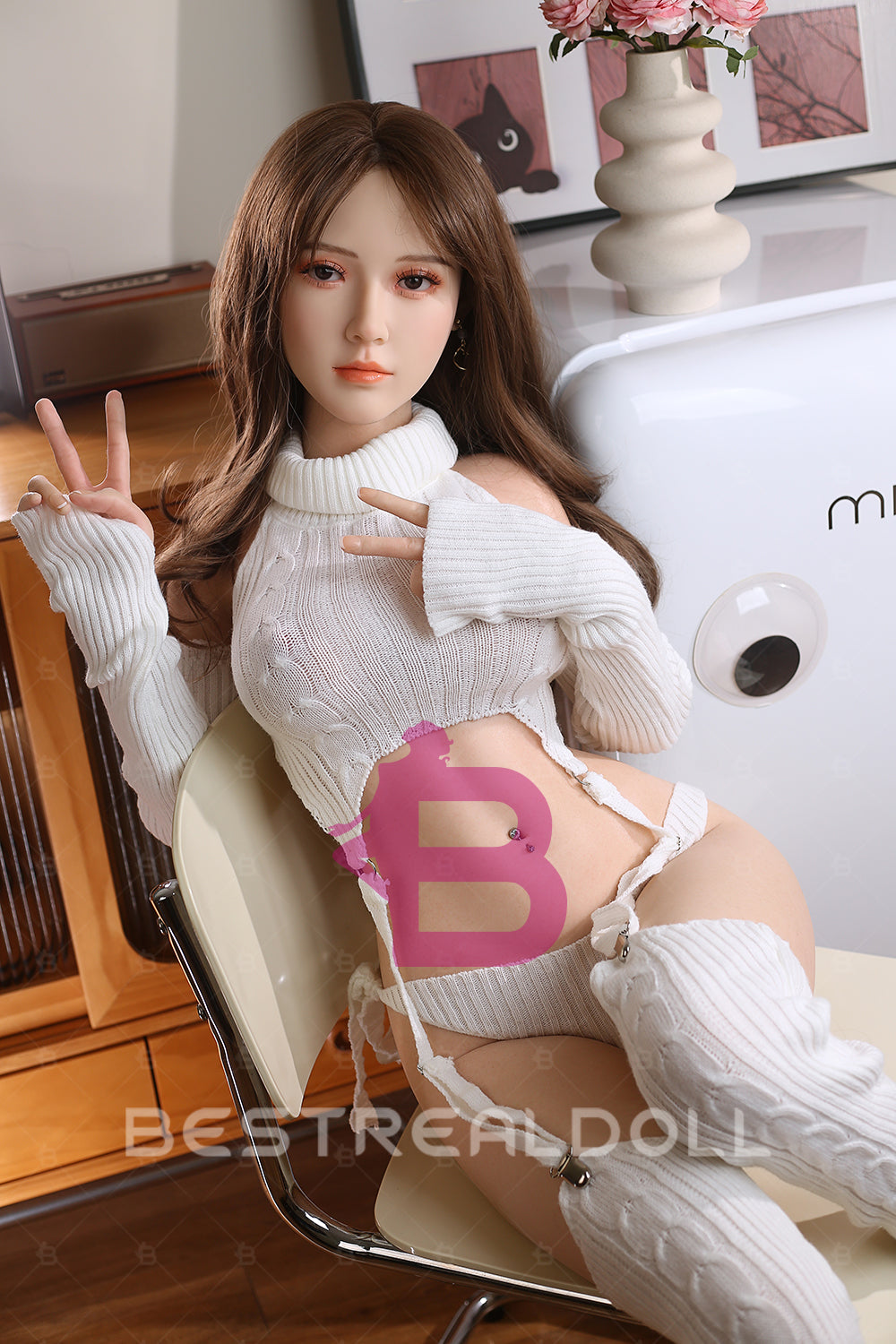Valkyrie 150cm S002 Full Silicone Sex Doll Asian Lady Big Breasts Silicone Adult Love Doll