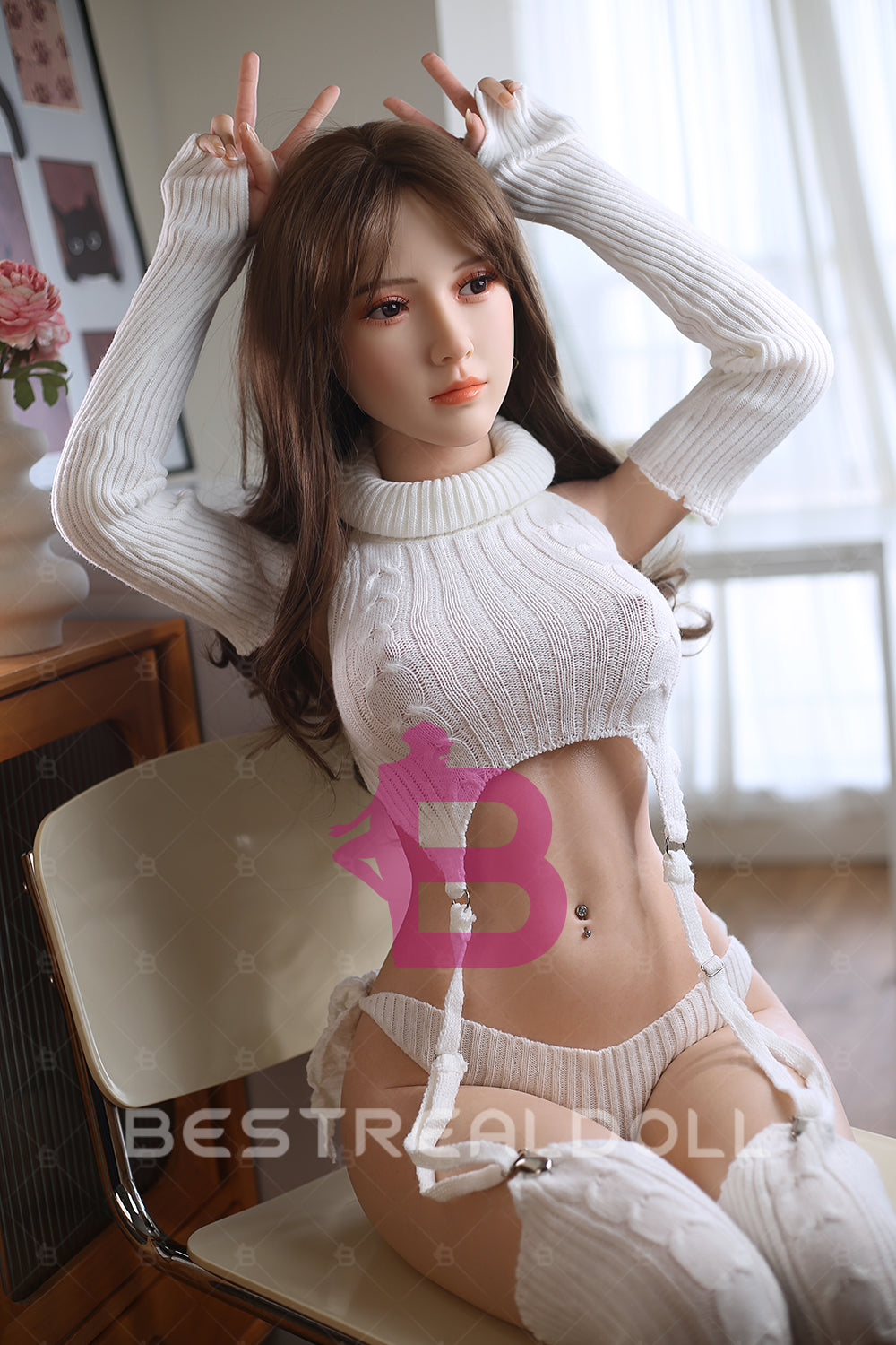 Valkyrie 150cm S002 Full Silicone Sex Doll Asian Lady Big Breasts Silicone Adult Love Doll
