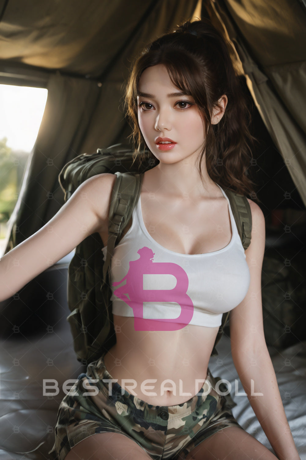 US Stock - Carrie Plus 150cm #144 Small Breasts Carrie TPE Sex Doll Natural Skin Adult Love Doll