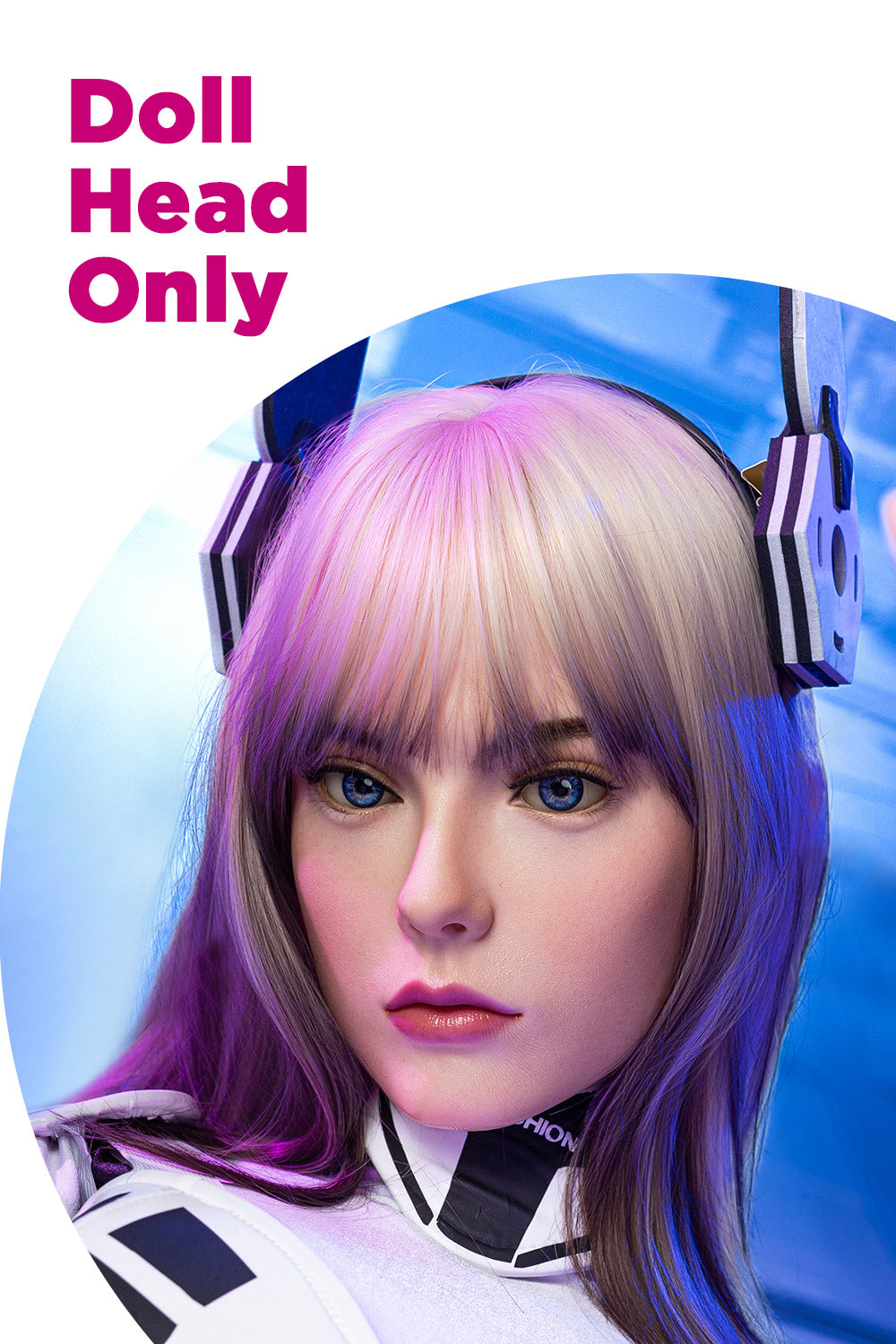 2025 Latest AI Version RIDMII Tenar V1 Unique Design Silicone Robot Sex Doll Sex Doll Head Next-Generation Sexbots Head ONLY