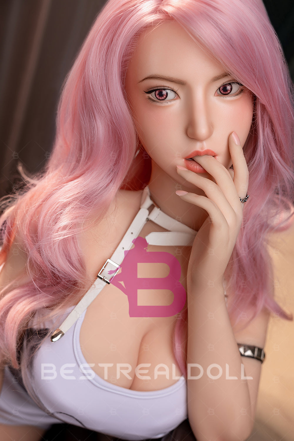 US Stock - YAMIEE Rylee 163cm Unique Design Silicone Head Blowjob Sex Doll TPE Body Adult Oral Sex Love Doll
