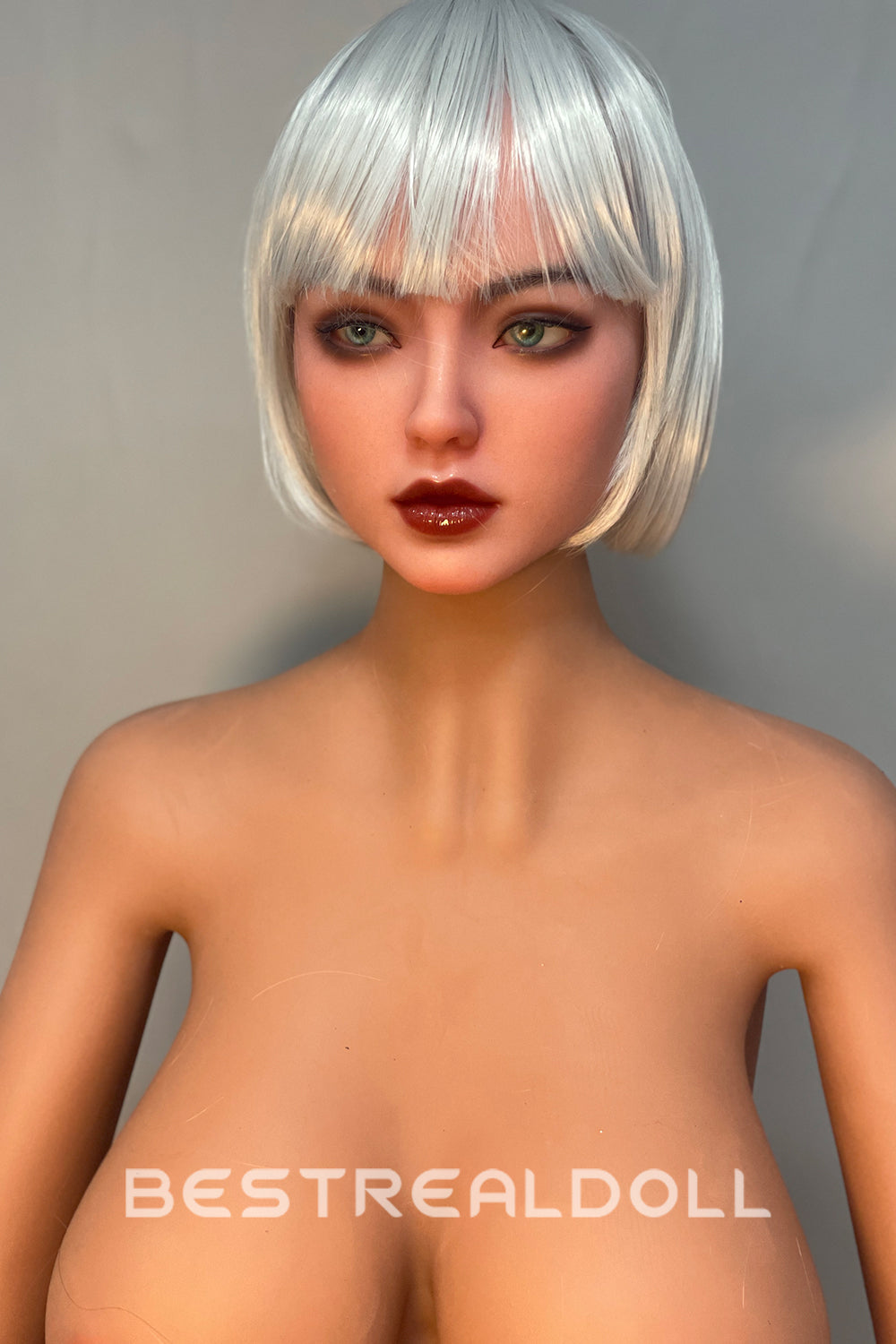 RIDMII Danica Unique Design 161cm #468 Realistic BBW Sex Doll Silicone ROS Head Movable Jaw Adult Love Doll TPE Body