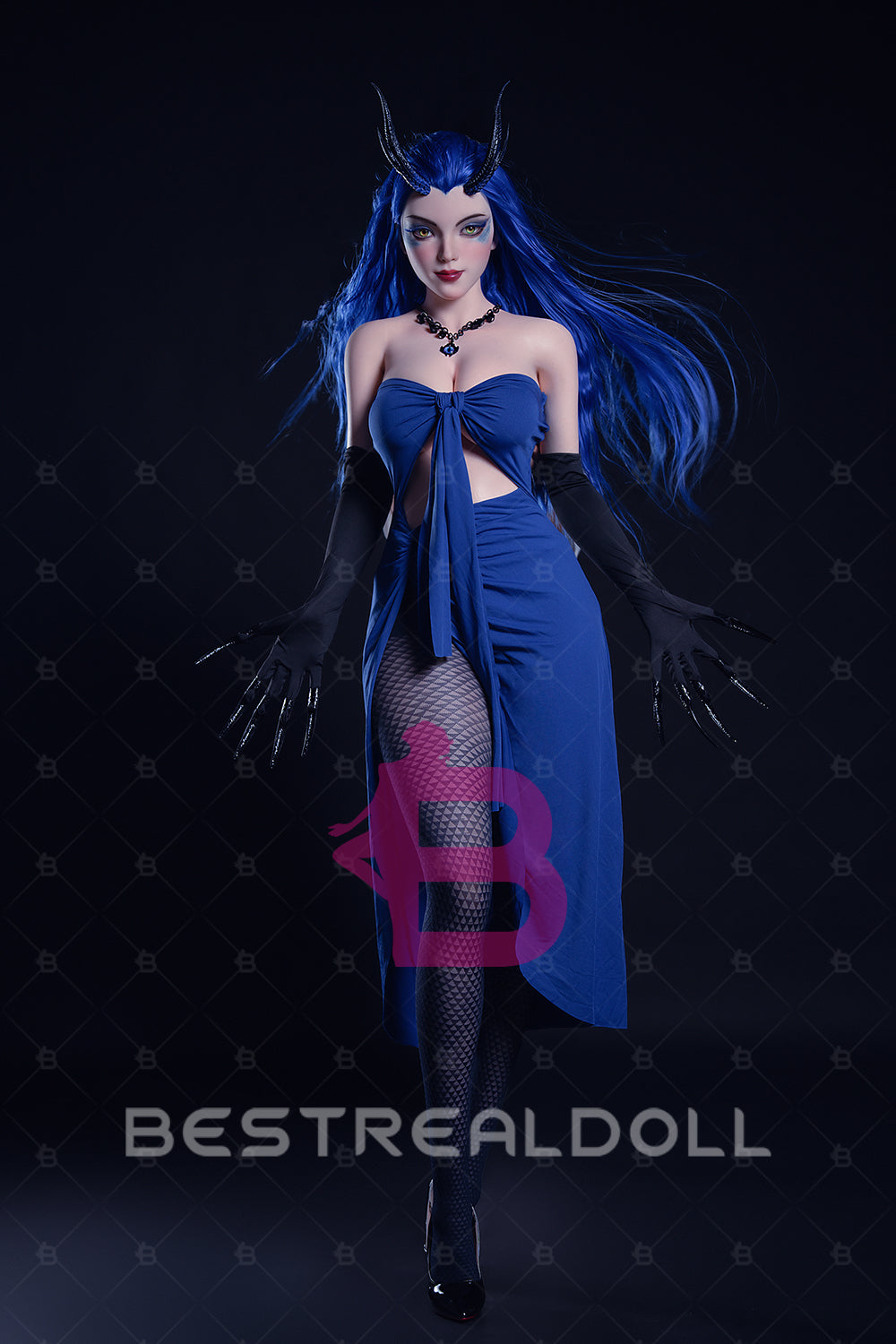 US Stock - Maelis 164cm S36 Full Silicone Sex Doll Dragon Girl Big Breasts Silicone Adult Love Doll