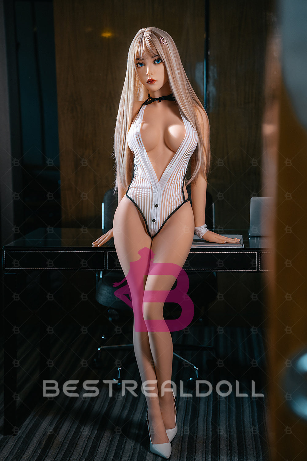 CA Stock - YAMIEE Carlee 160cm K29 Silicone Head Jelly Breasts Sex Doll Natural Skin TPE Body Adult Love Doll