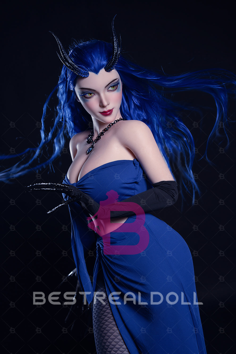 US Stock - Maelis 164cm S36 Full Silicone Sex Doll Dragon Girl Big Breasts Silicone Adult Love Doll