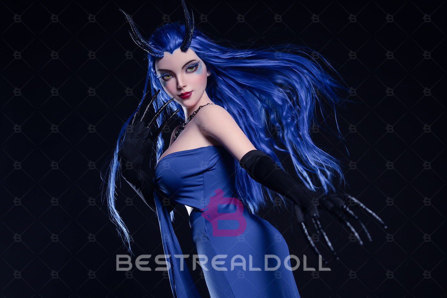 US Stock - Maelis 164cm S36 Full Silicone Sex Doll Dragon Girl Big Breasts Silicone Adult Love Doll