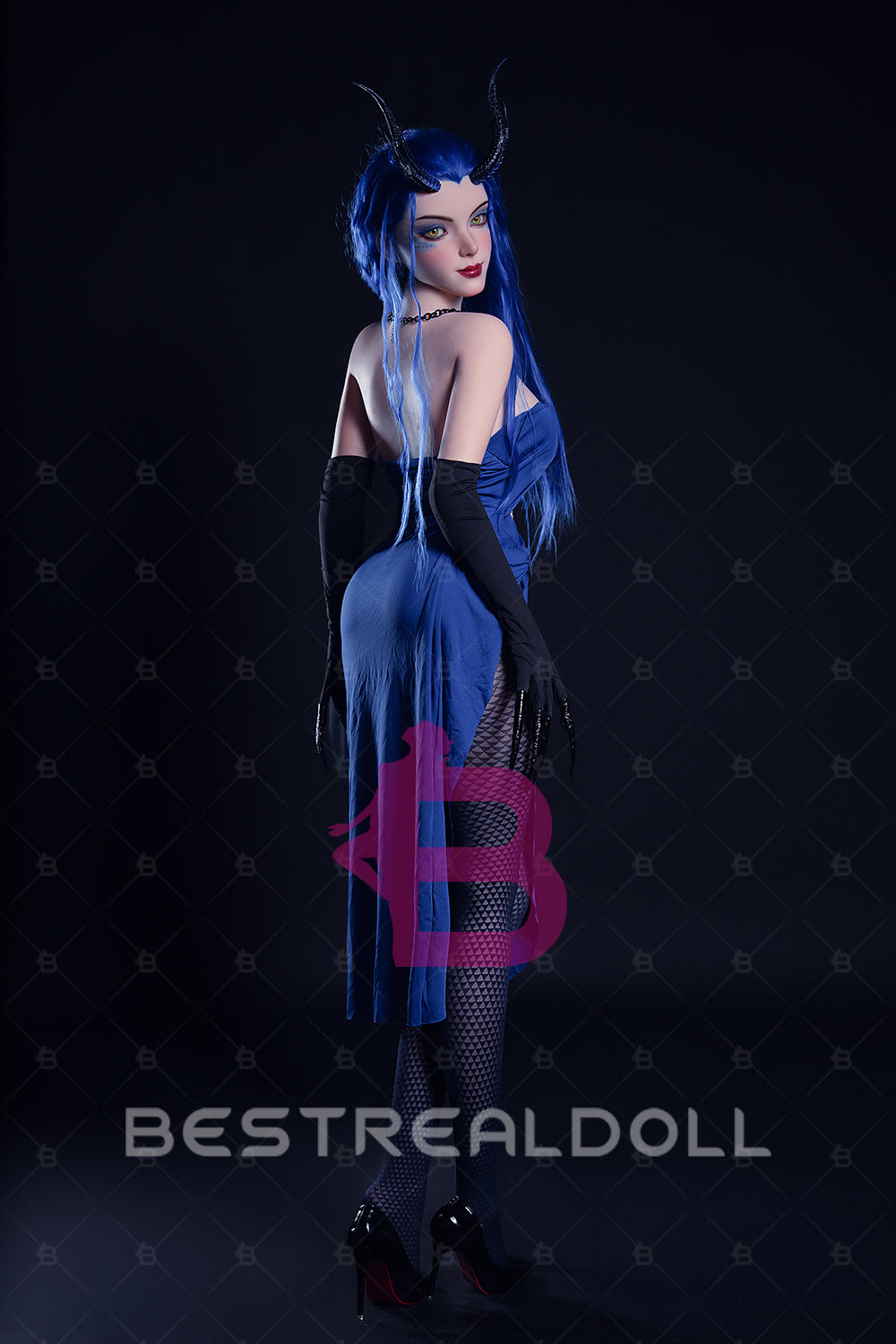 US Stock - Maelis 164cm S36 Full Silicone Sex Doll Dragon Girl Big Breasts Silicone Adult Love Doll